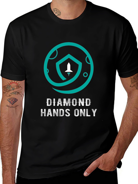 Diamond Hands Only Black T-Shirt