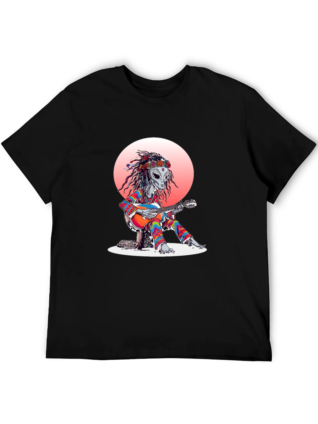 Alien Musician Graphic T-Shirt
