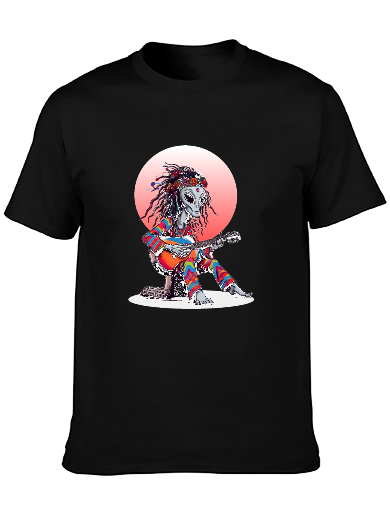 Alien Musician Graphic T-Shirt