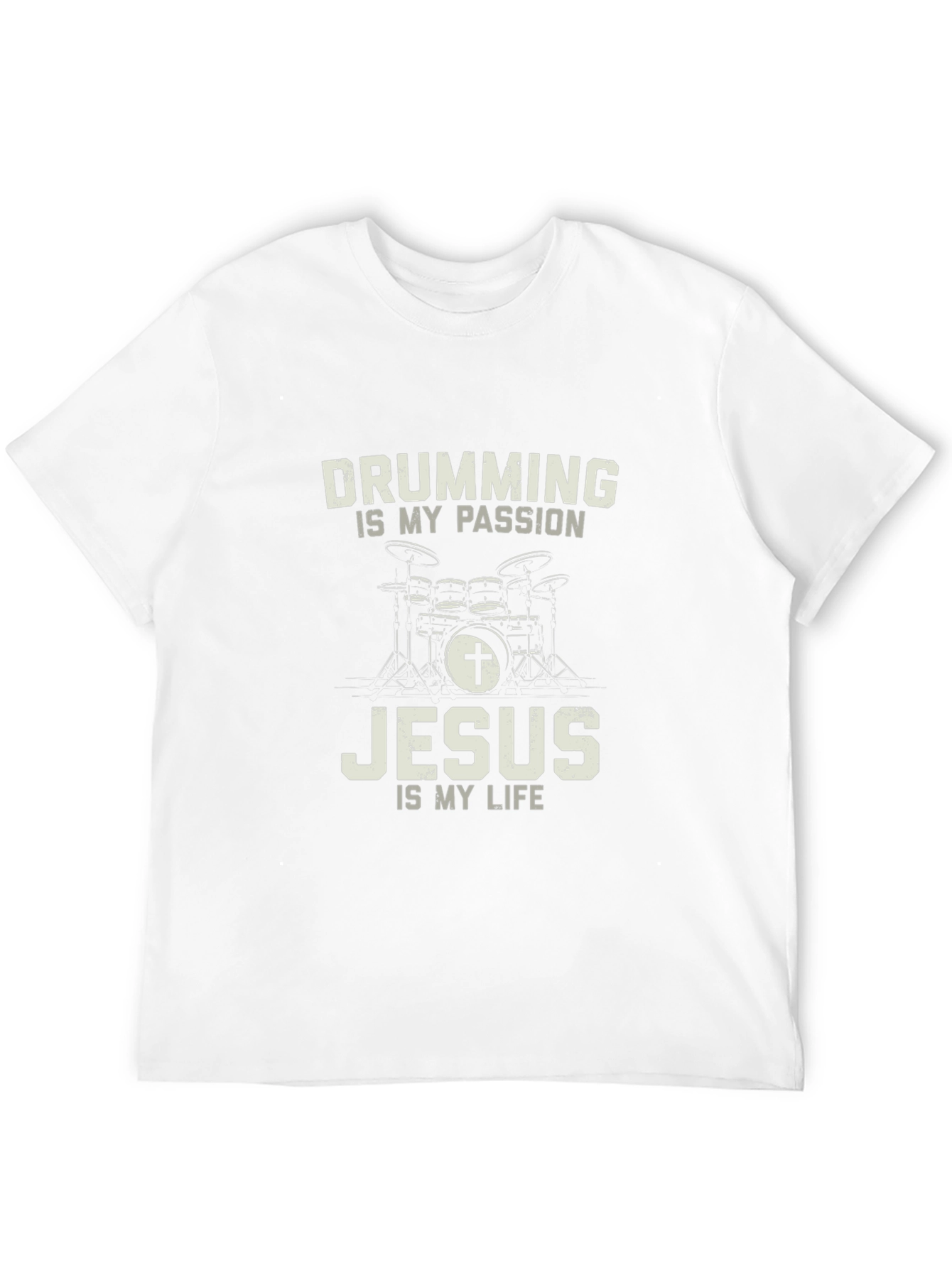 Drumming is my Passion Jesus is my Life T-shirt