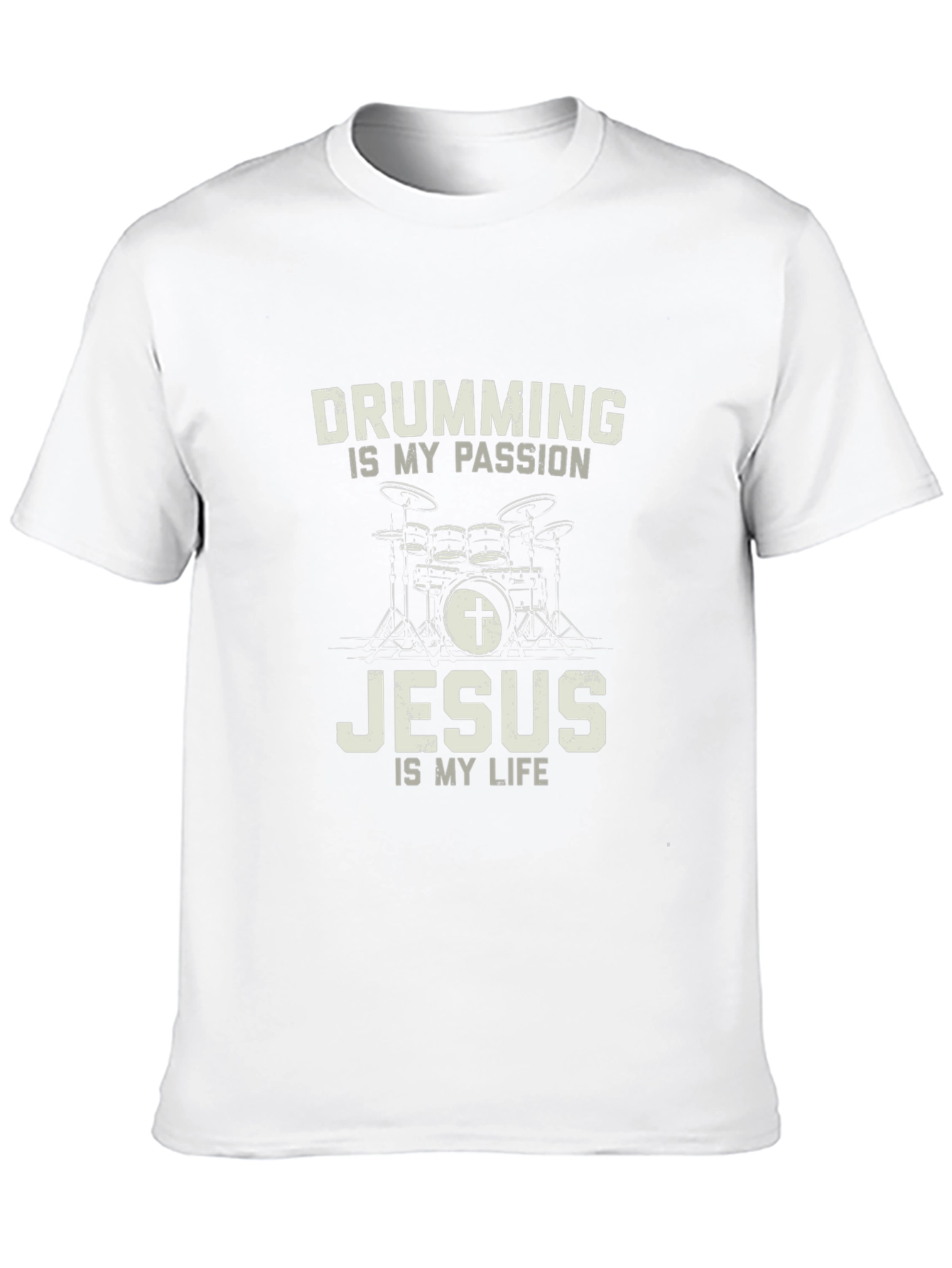 Drumming is my Passion Jesus is my Life T-shirt