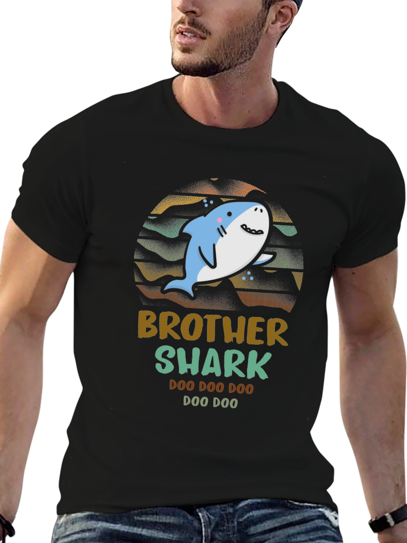 Brother Shark Doo Doo T-Shirt - Mens