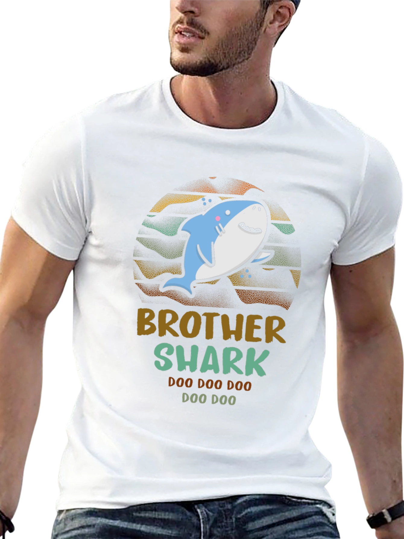 Brother Shark Doo Doo T-Shirt - Mens