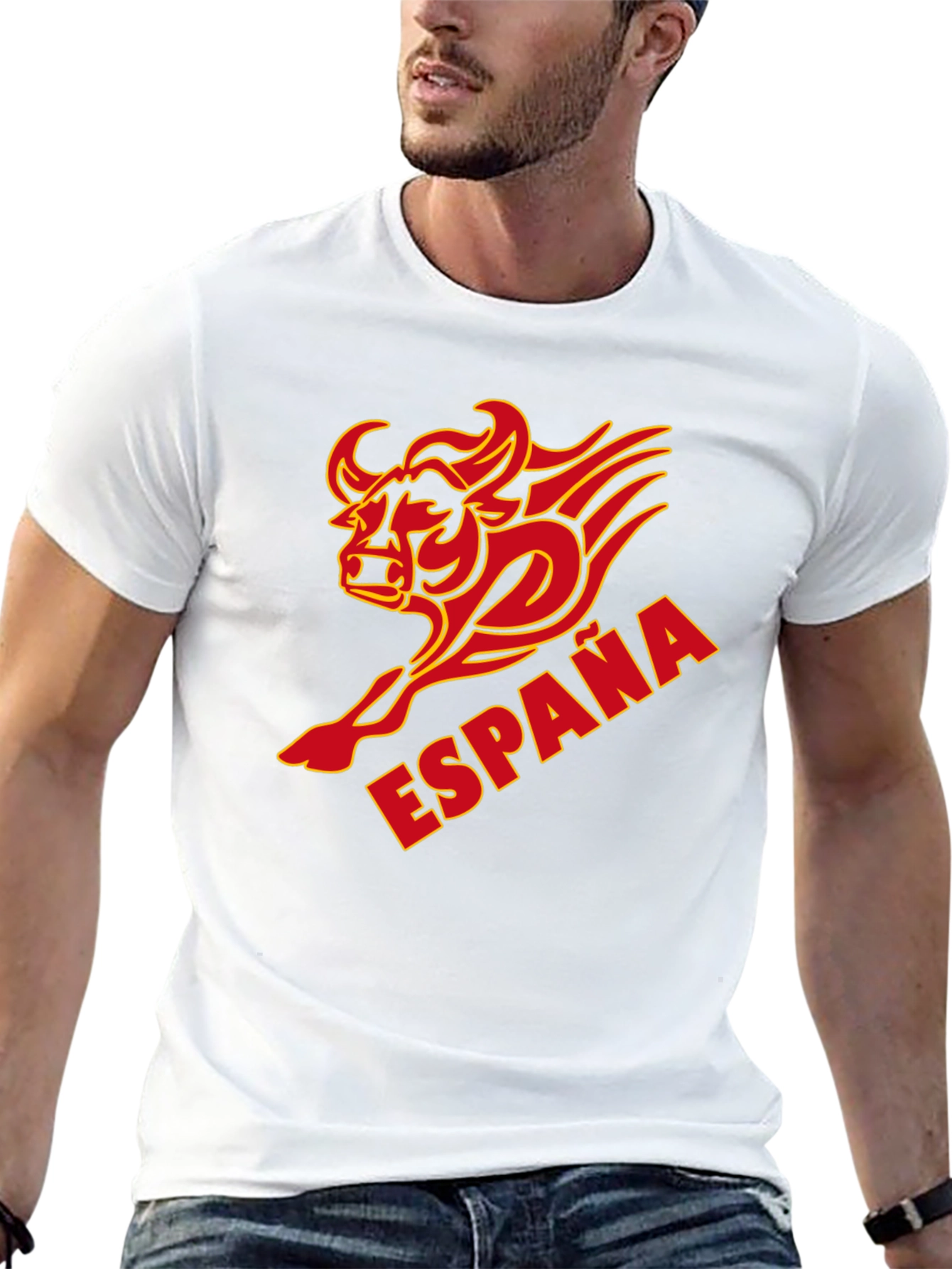 España Bull Graphic Tee - Bold Spanish Style