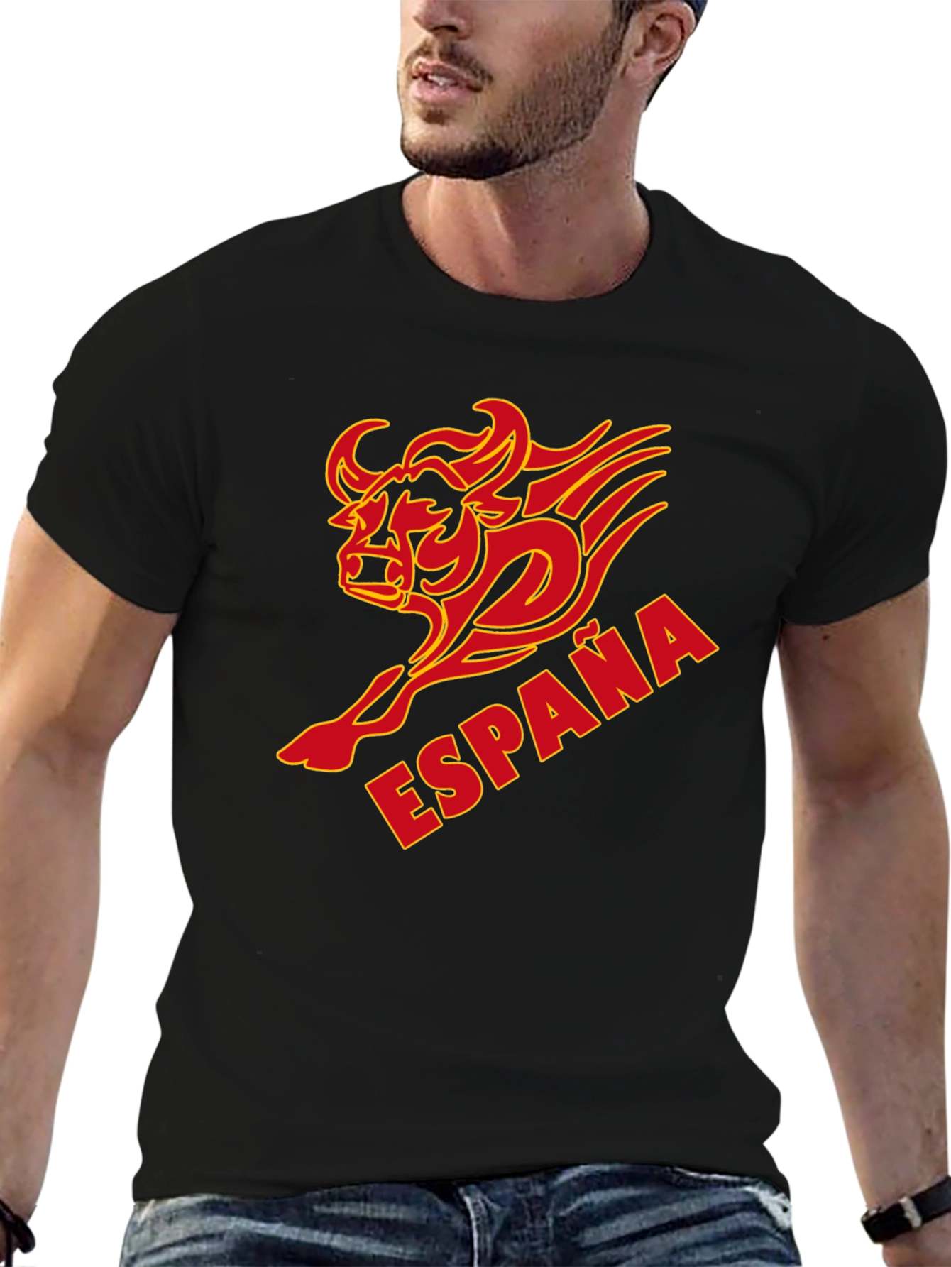 España Bull Graphic Tee - Bold Spanish Style