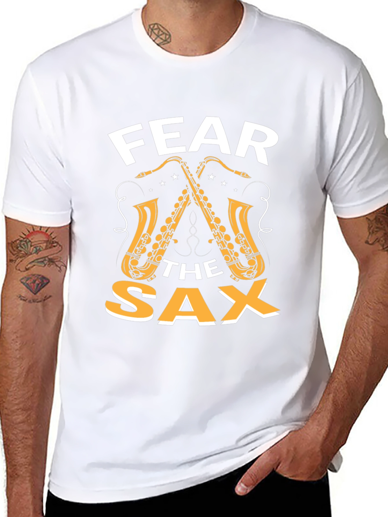 Fear The Sax T-Shirt - Music Lover Tee
