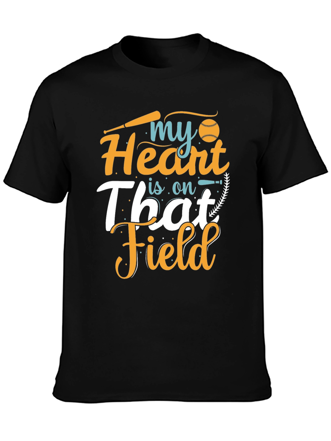 My Heart Is On That Field Graphic Tee