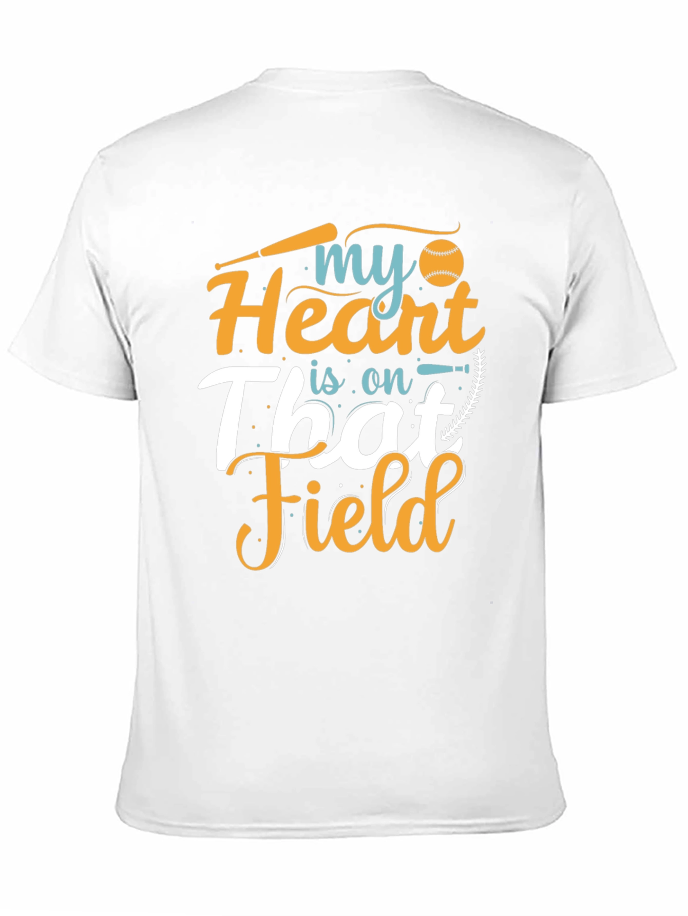 My Heart Is On That Field Graphic Tee