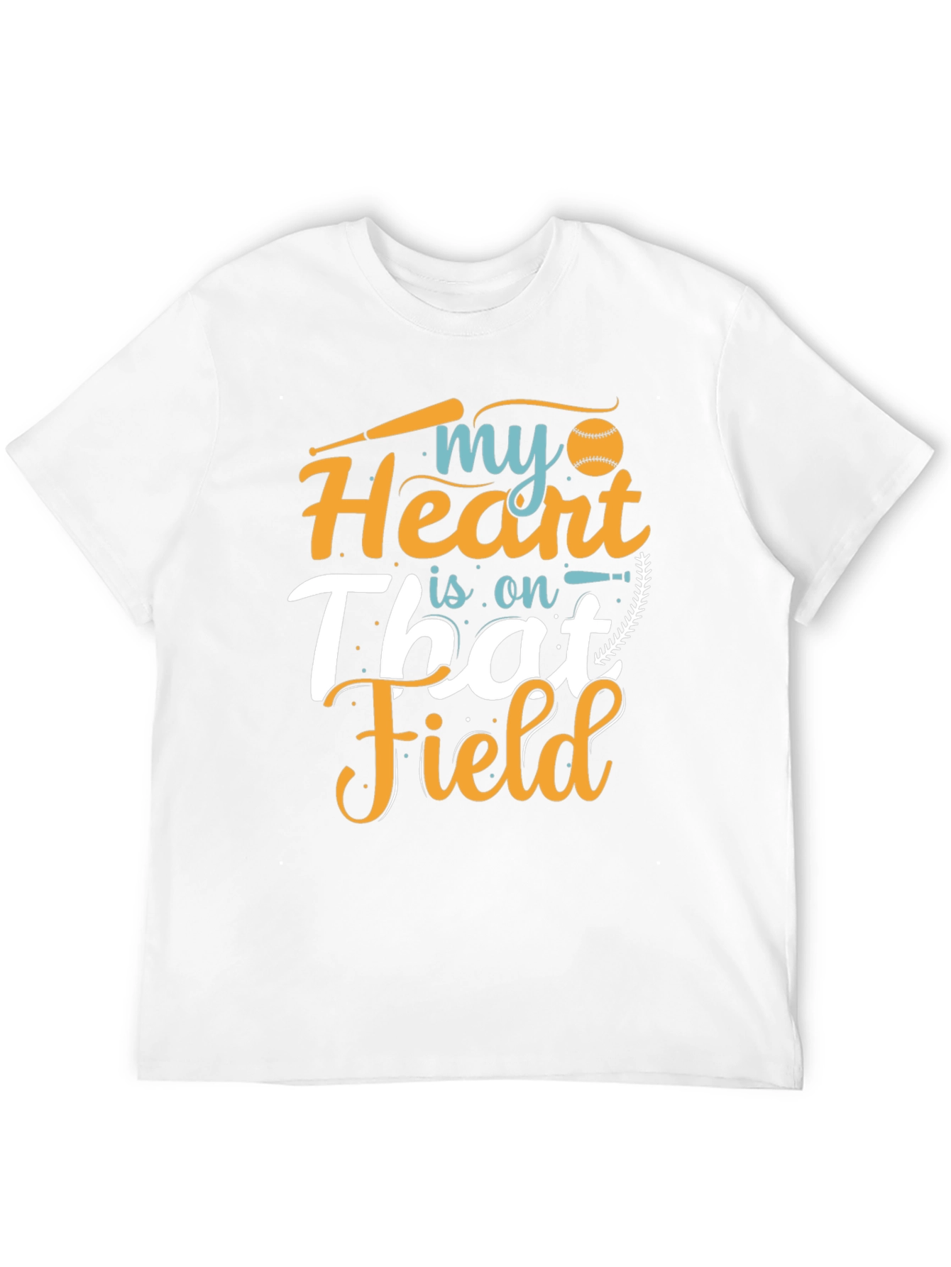 My Heart Is On That Field Graphic Tee
