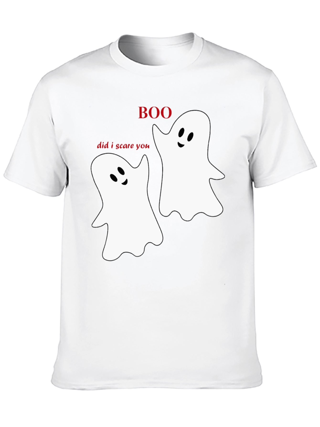 Boo Ghost T-Shirt: Spooky & Fun Halloween Tee!