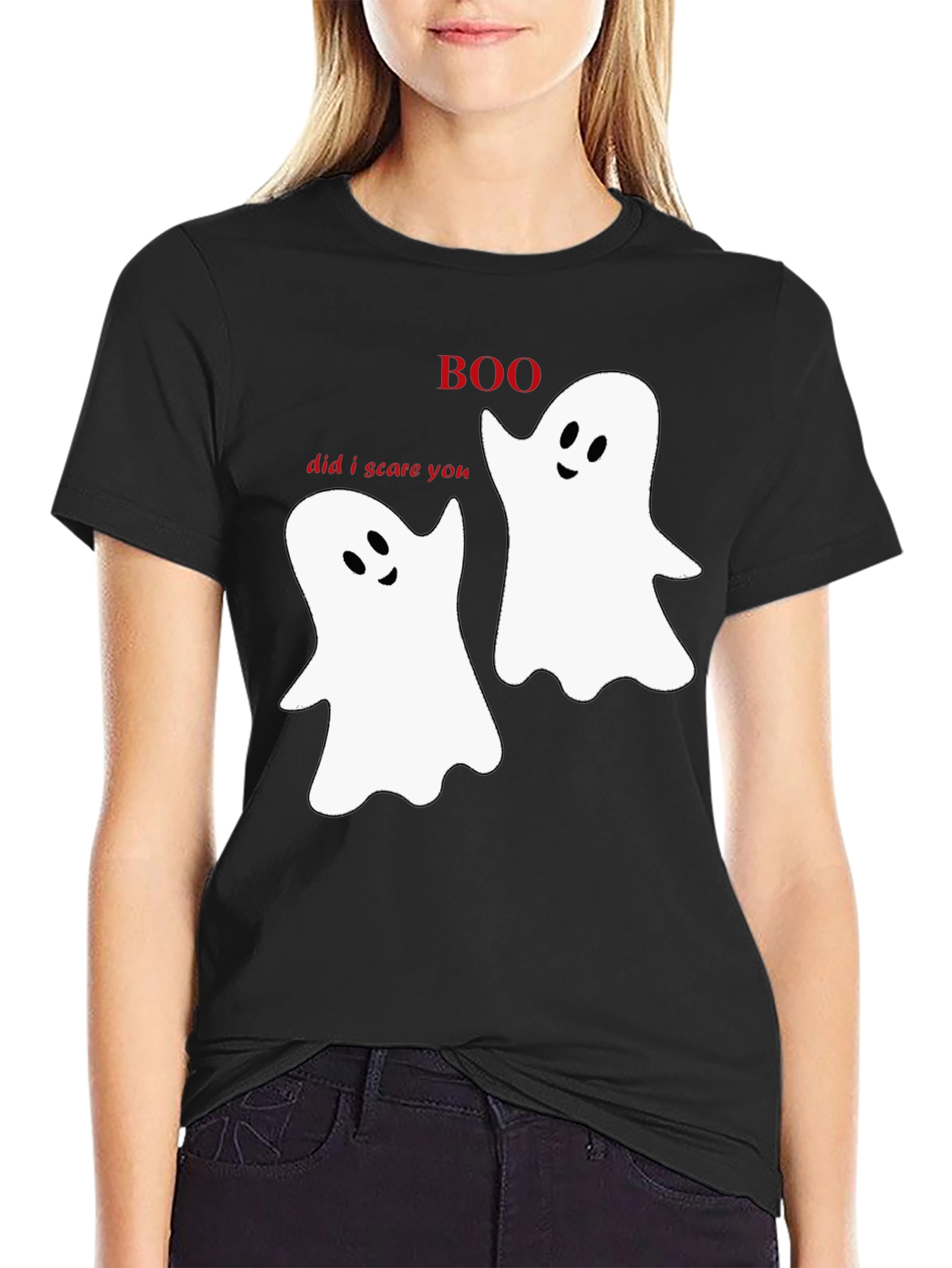 Boo Ghost T-Shirt: Spooky & Fun Halloween Tee!