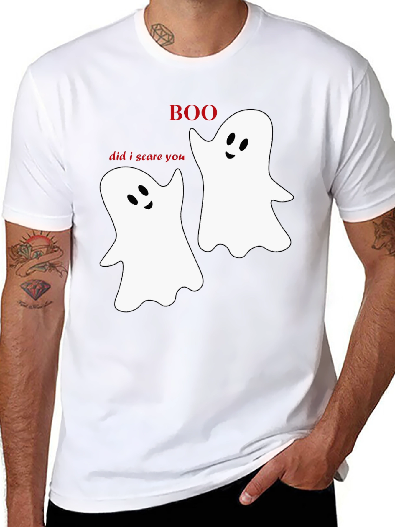 Boo Ghost T-Shirt: Spooky & Fun Halloween Tee!