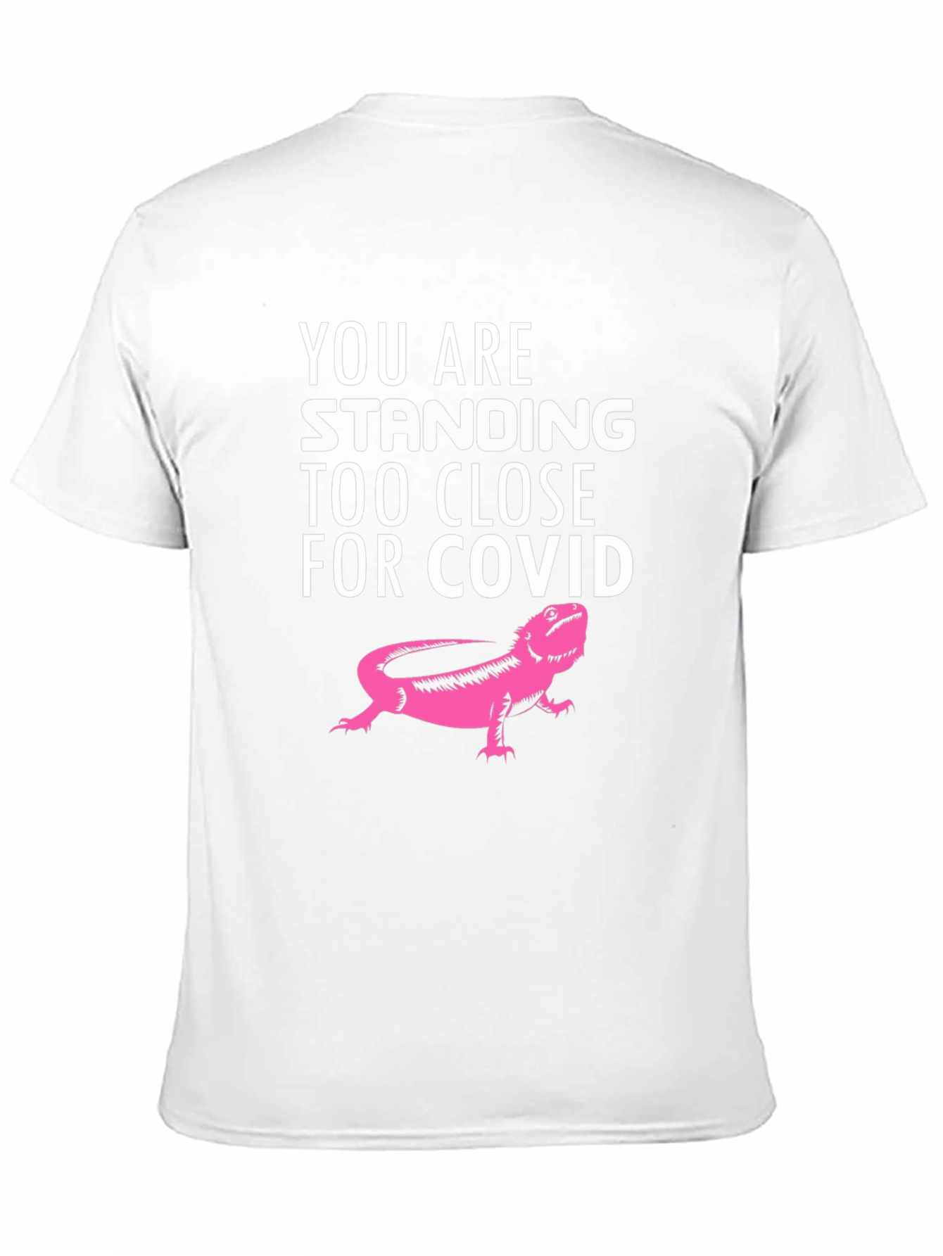 Funny Covid Lizard Graphic T-Shirt