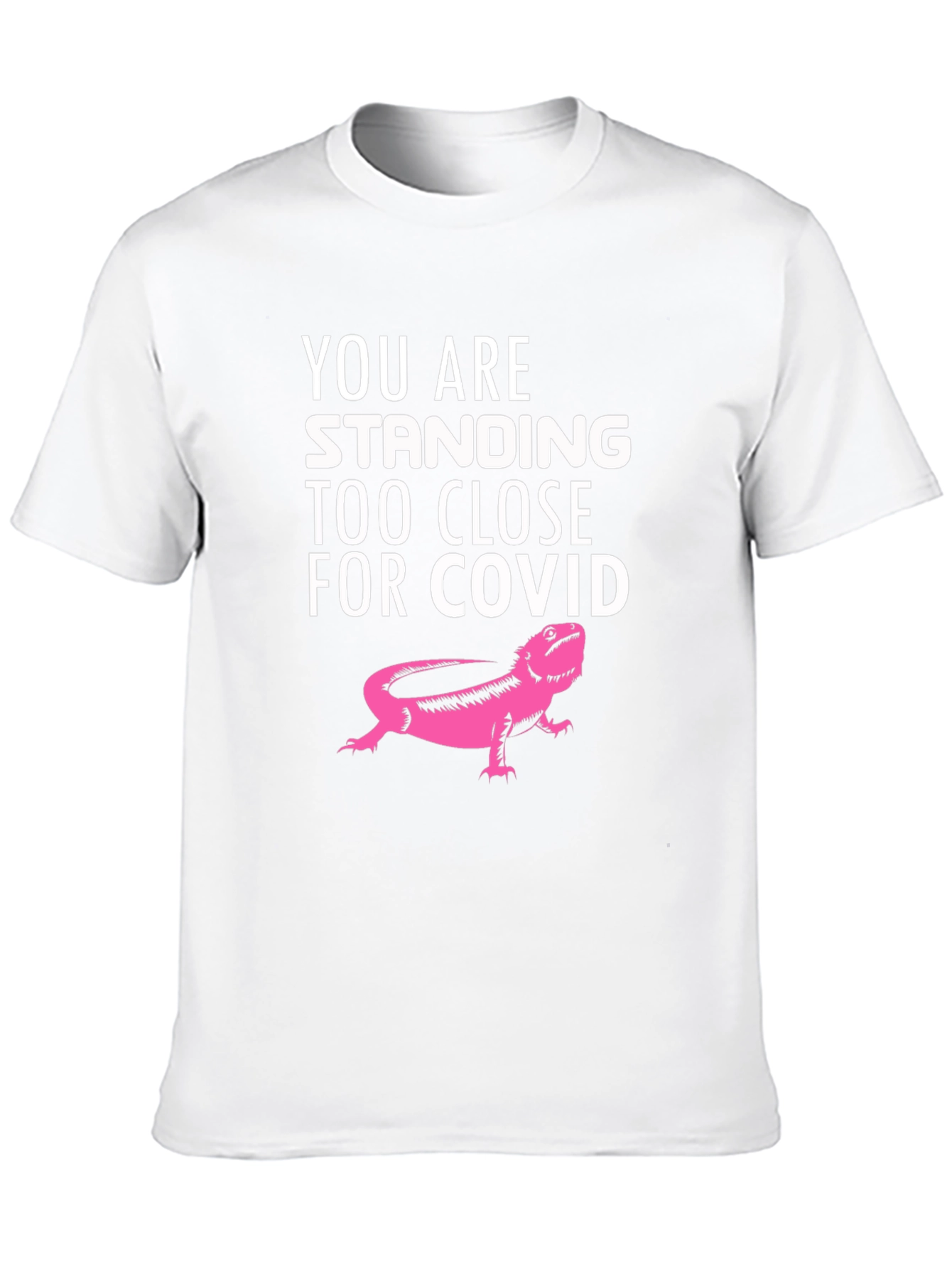 Funny Covid Lizard Graphic T-Shirt