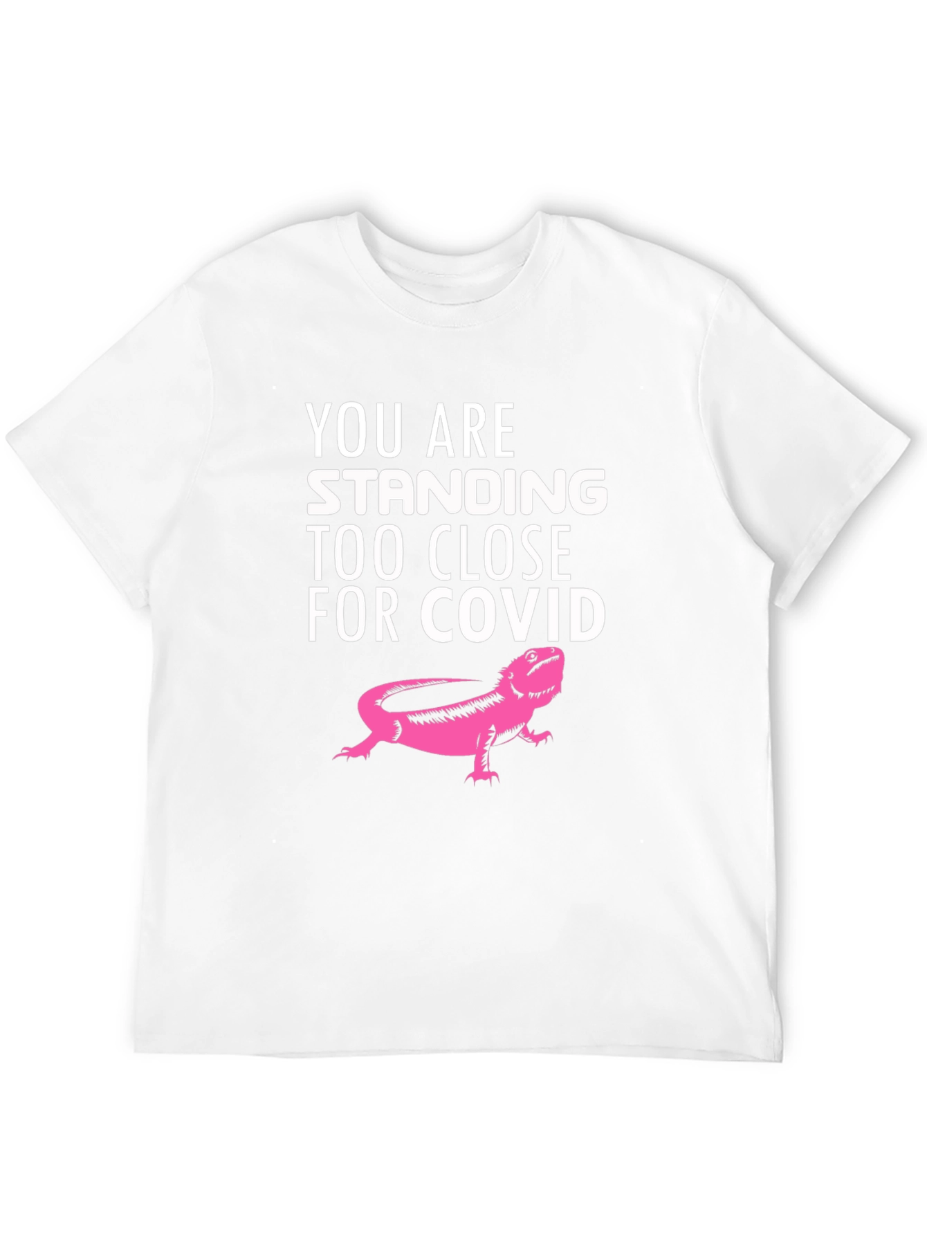 Funny Covid Lizard Graphic T-Shirt