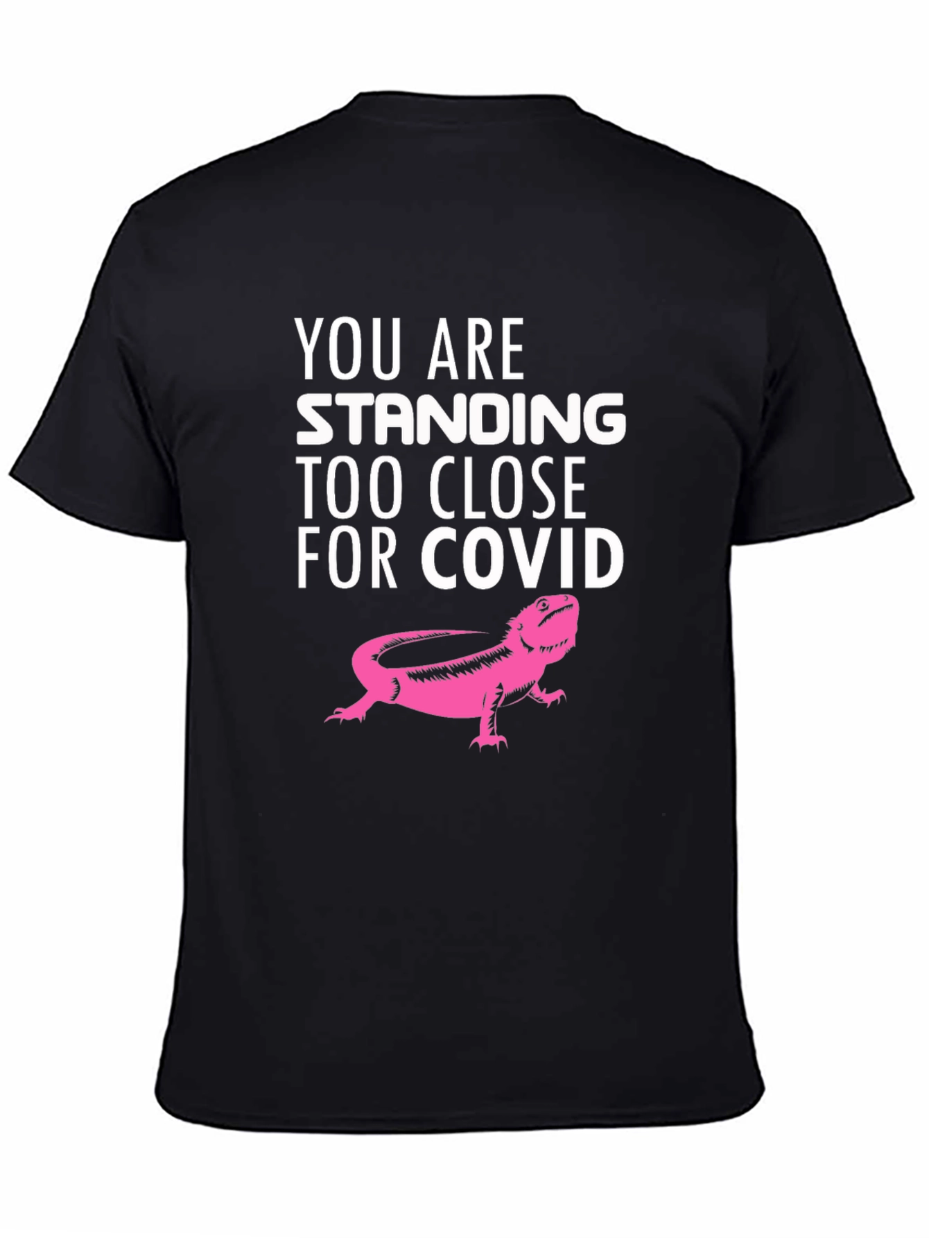 Funny Covid Lizard Graphic T-Shirt