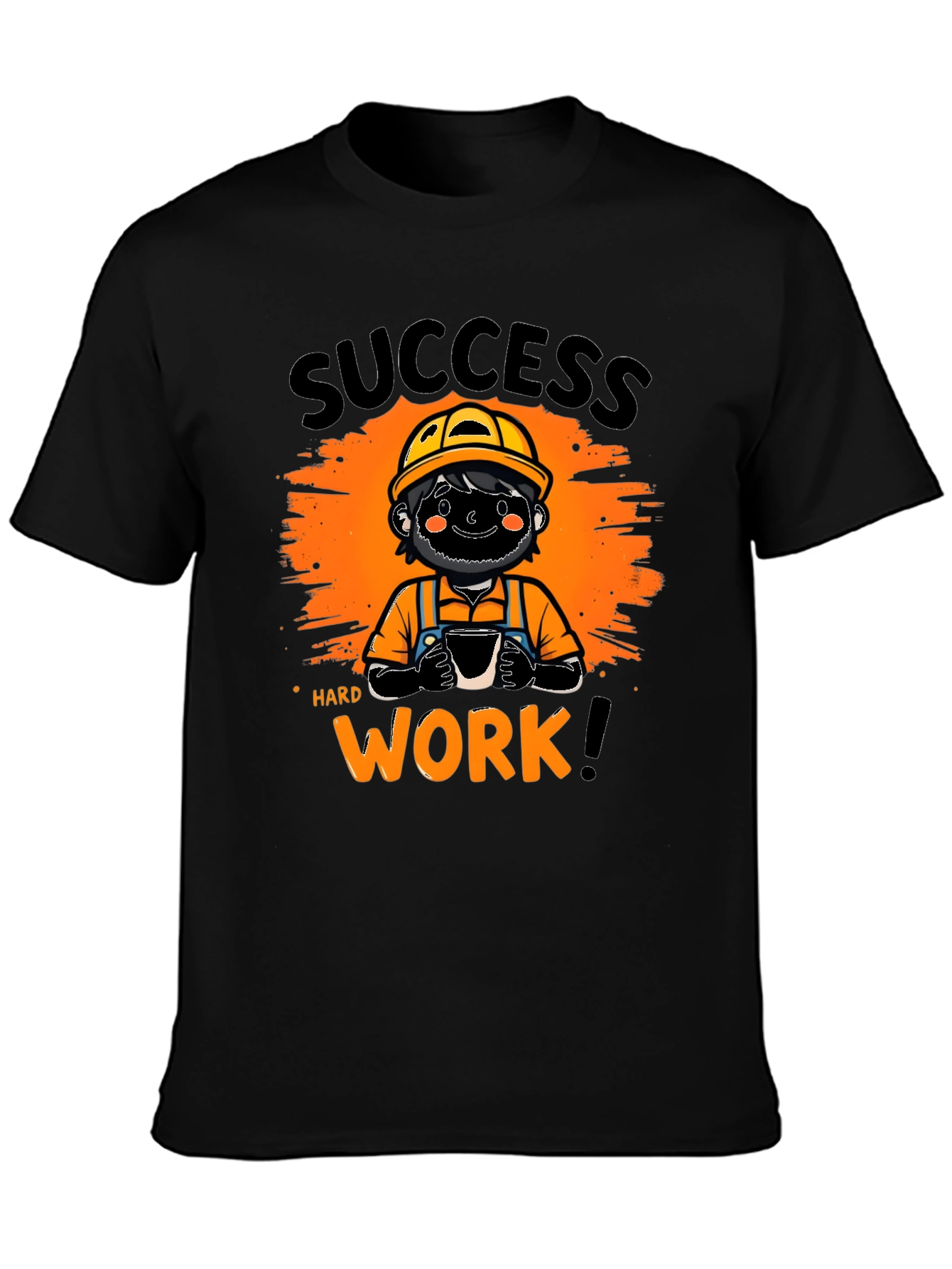 Success Hard Work Graphic T-Shirt