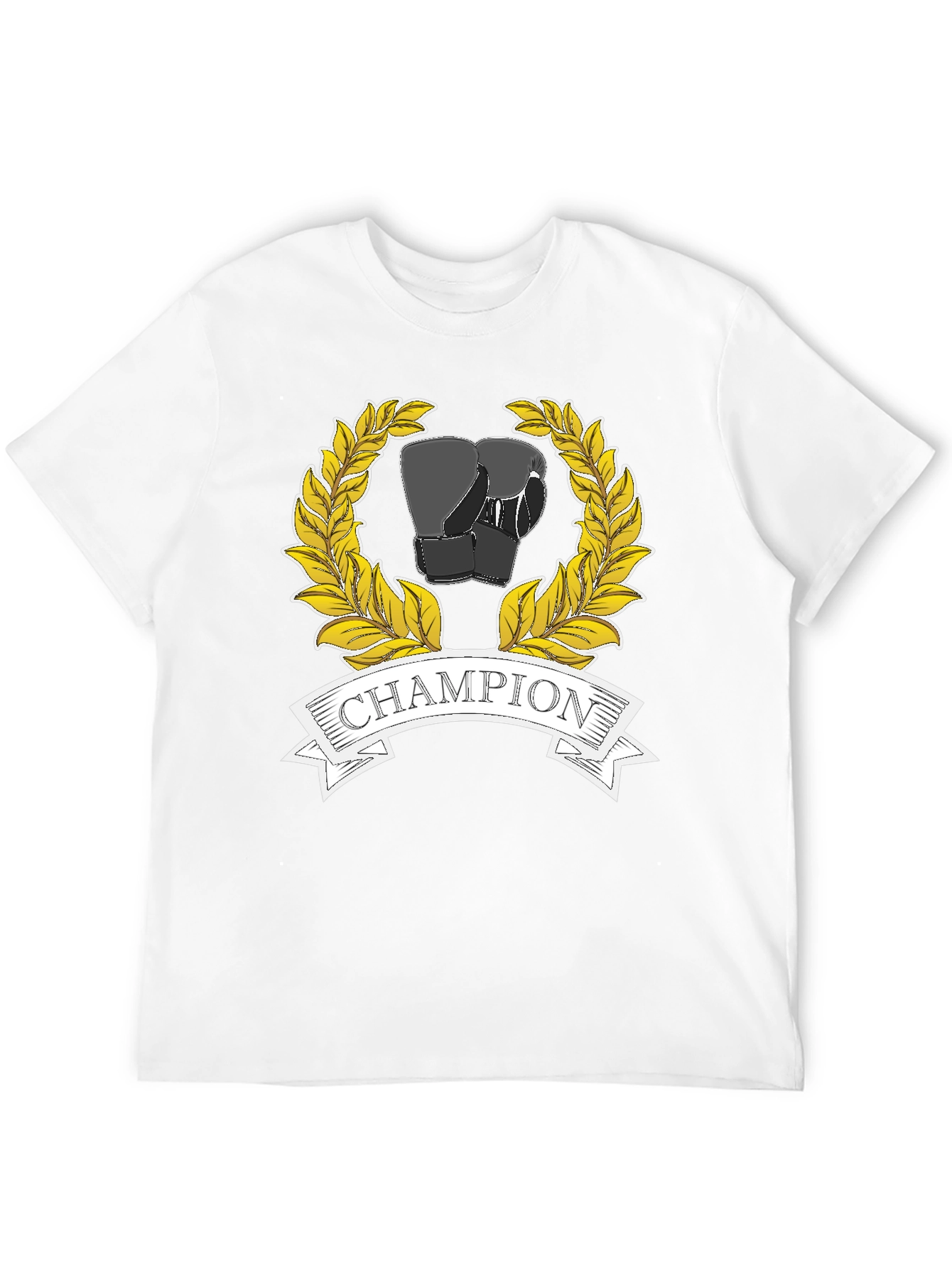 Champion Boxing Gloves Graphic Tee - Black