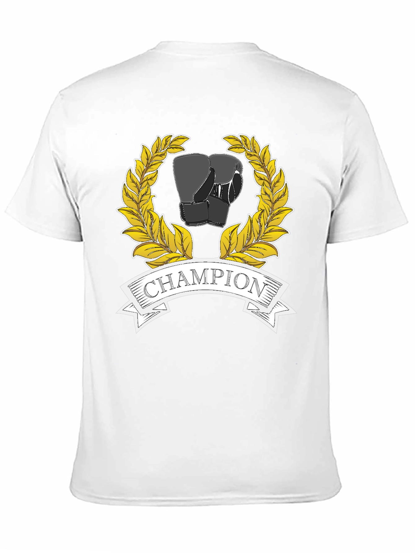 Champion Boxing Gloves Graphic Tee - Black