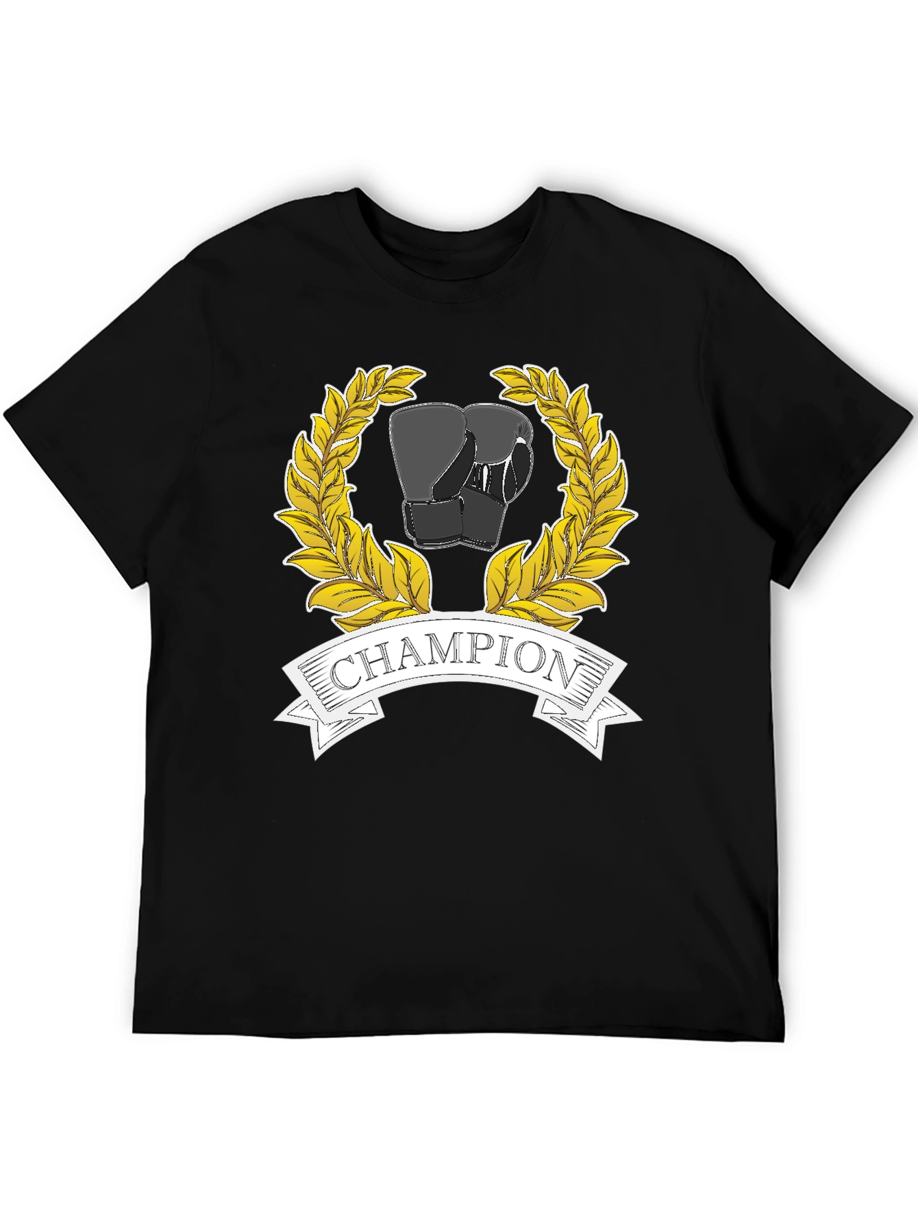 Champion Boxing Gloves Graphic Tee - Black