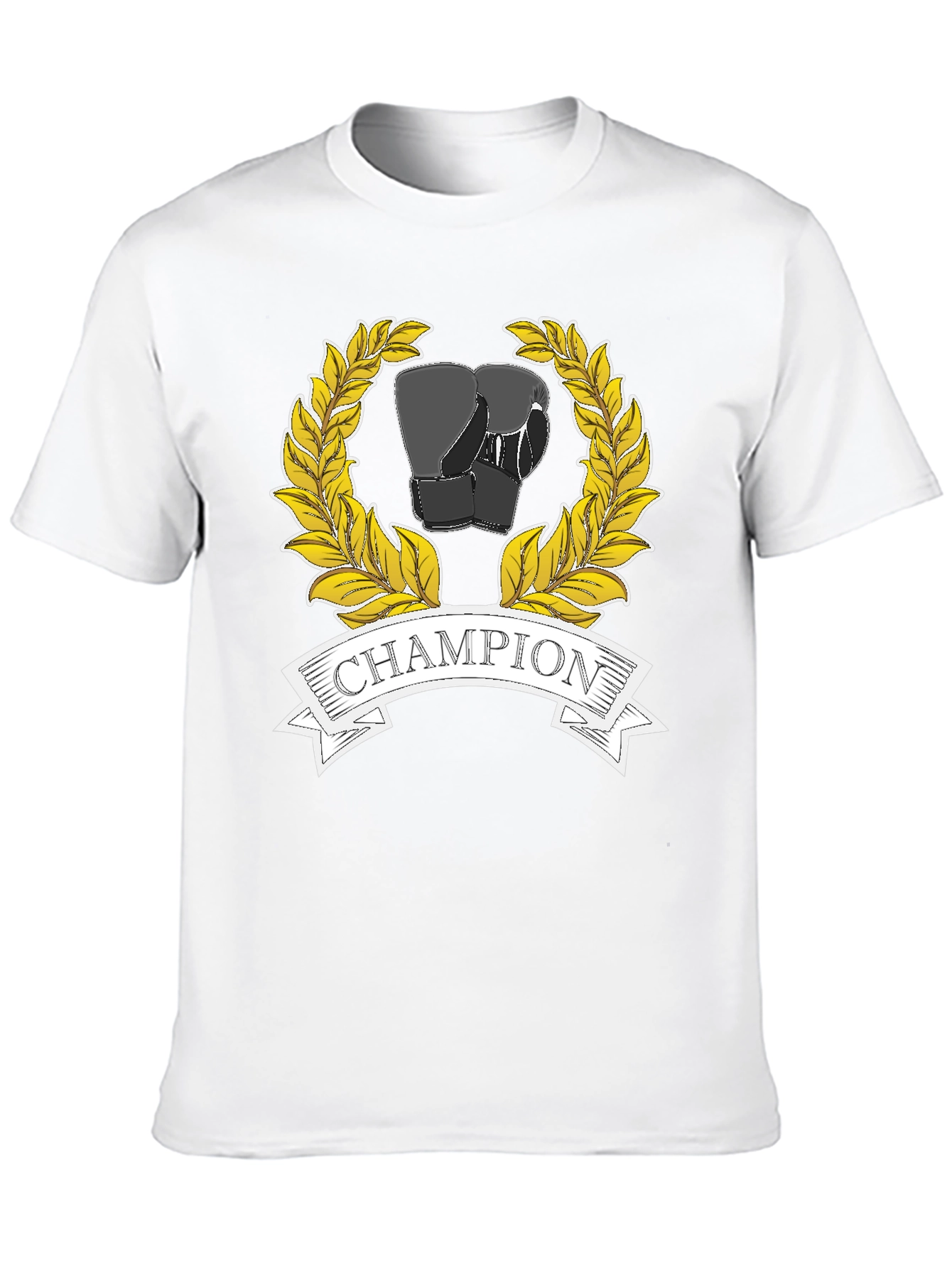 Champion Boxing Gloves Graphic Tee - Black