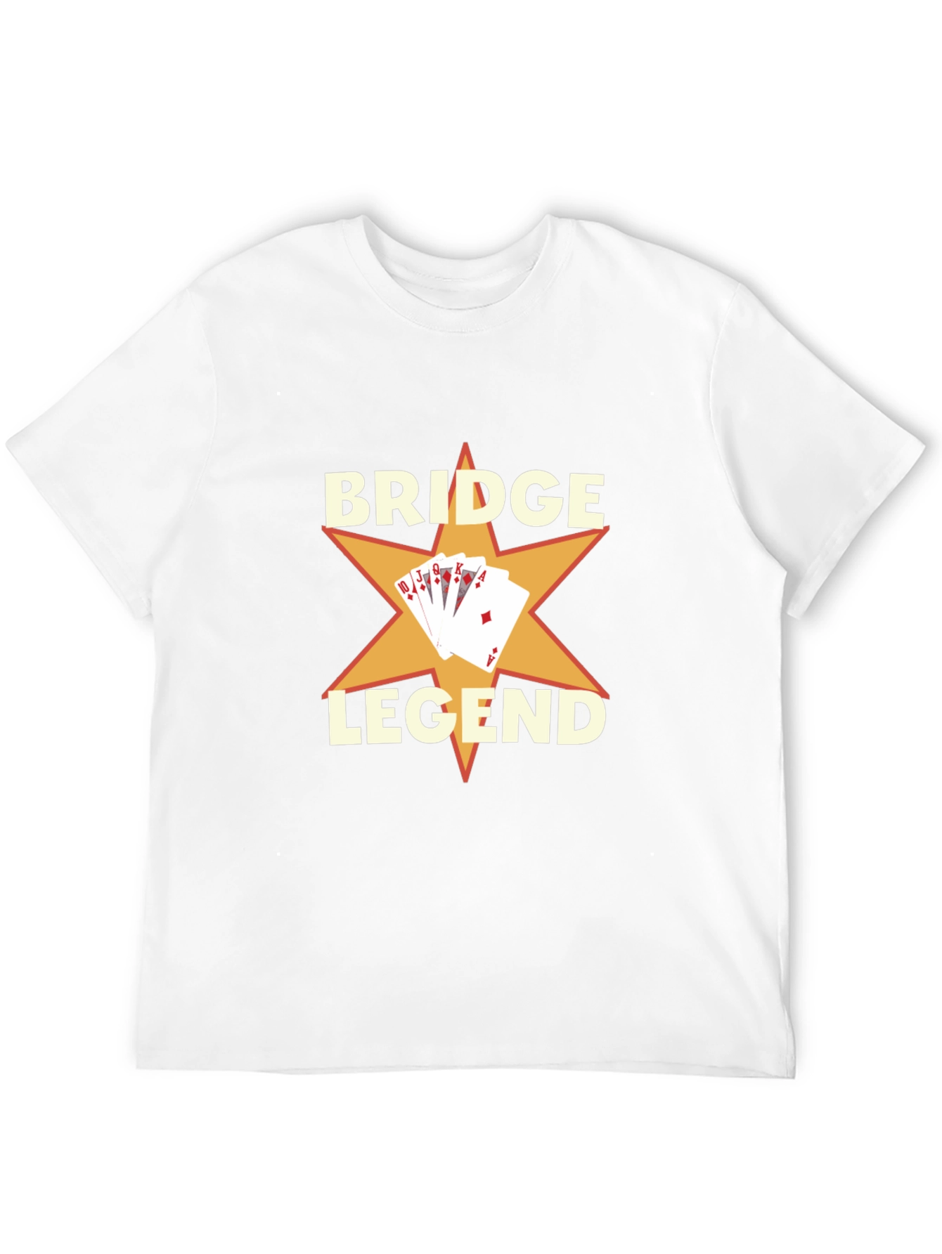 Bridge Legend Graphic T-Shirt - Card Game Tee