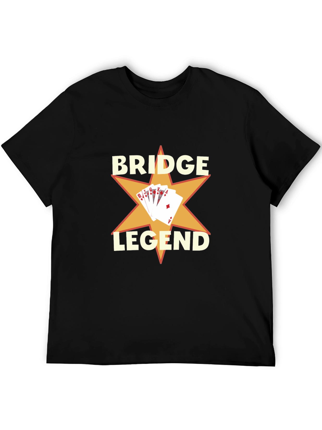 Bridge Legend Graphic T-Shirt - Card Game Tee