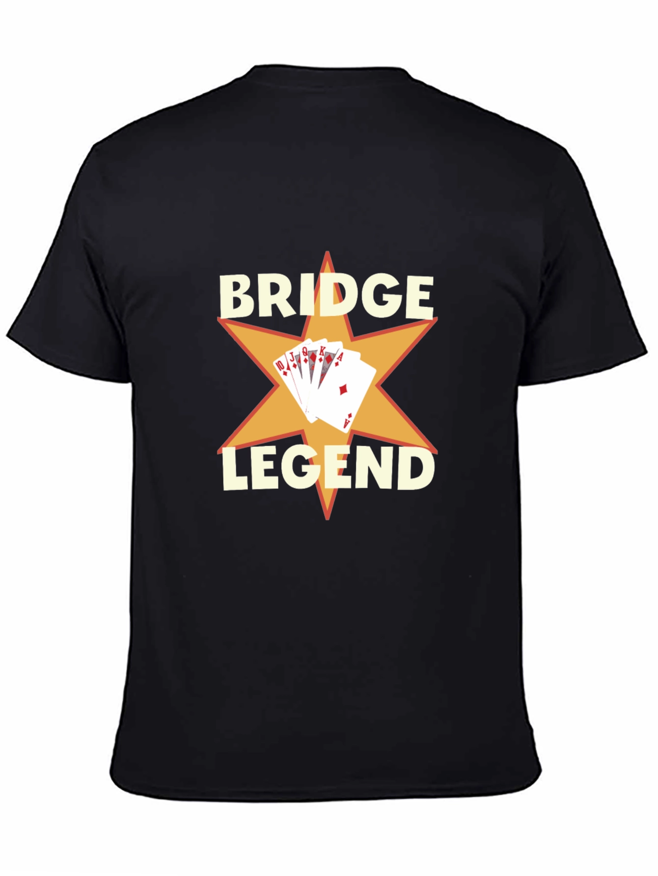 Bridge Legend Graphic T-Shirt - Card Game Tee