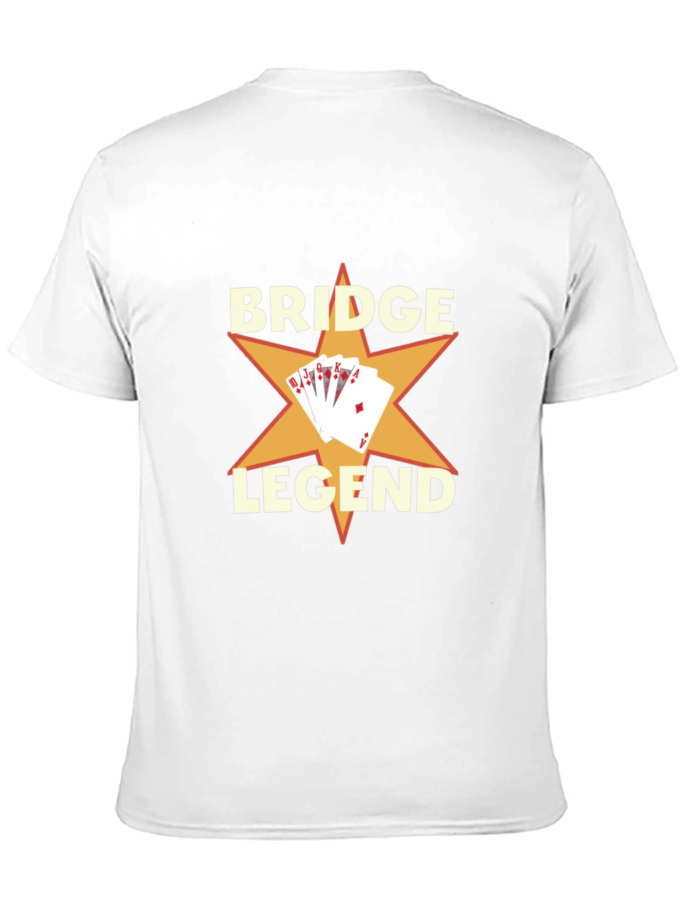 Bridge Legend Graphic T-Shirt - Card Game Tee