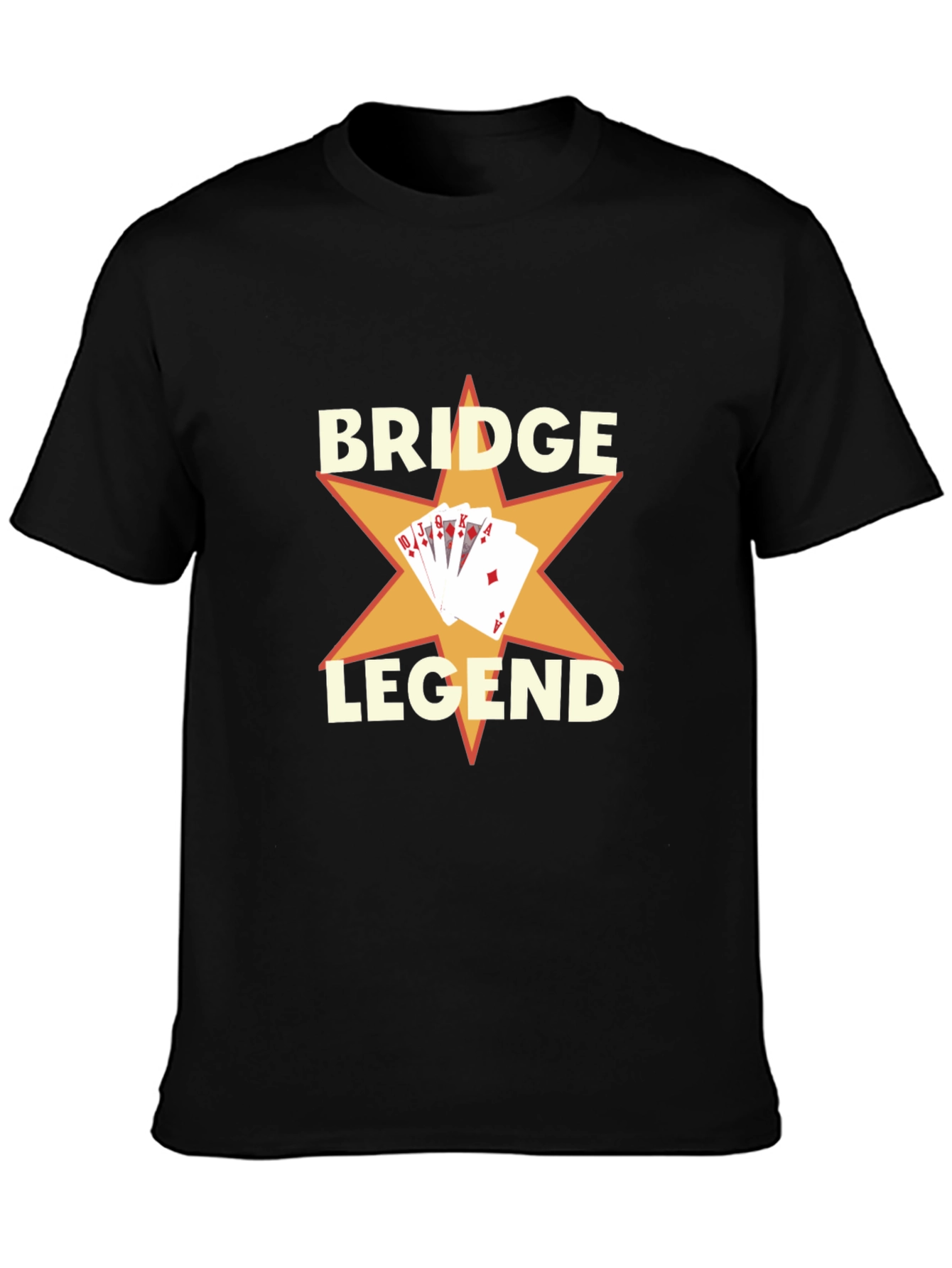 Bridge Legend Graphic T-Shirt - Card Game Tee
