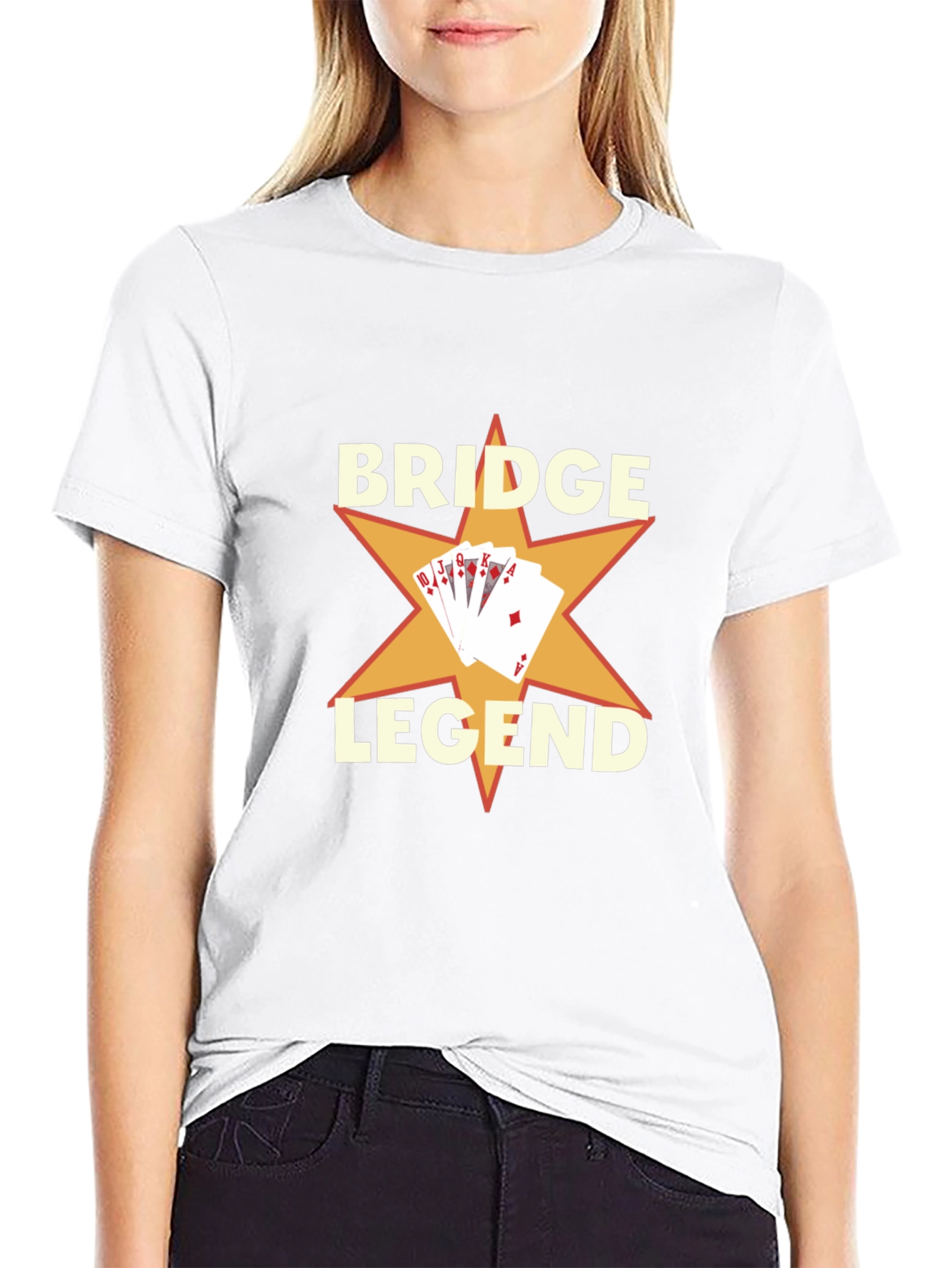 Bridge Legend Graphic T-Shirt - Card Game Tee