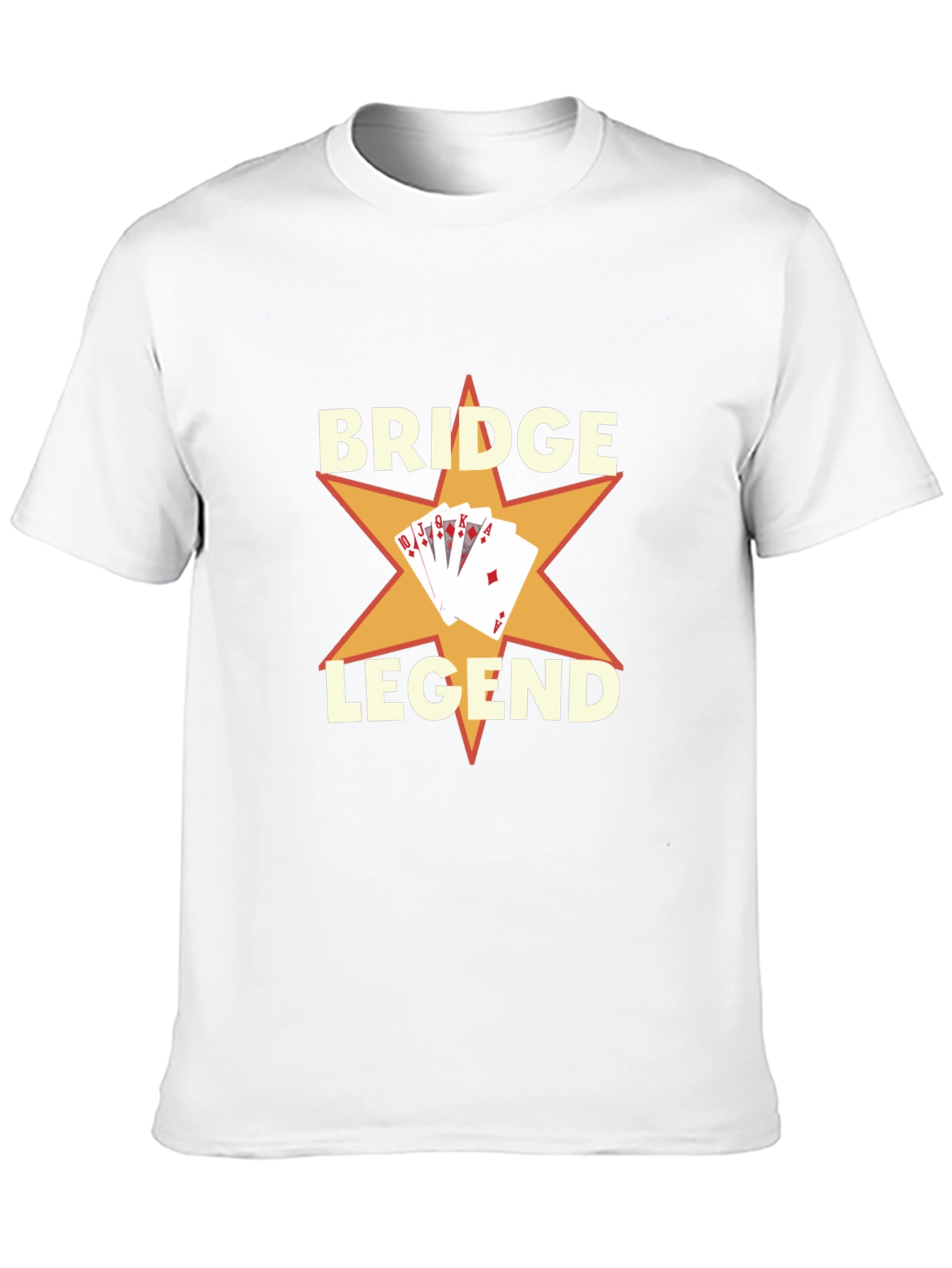 Bridge Legend Graphic T-Shirt - Card Game Tee