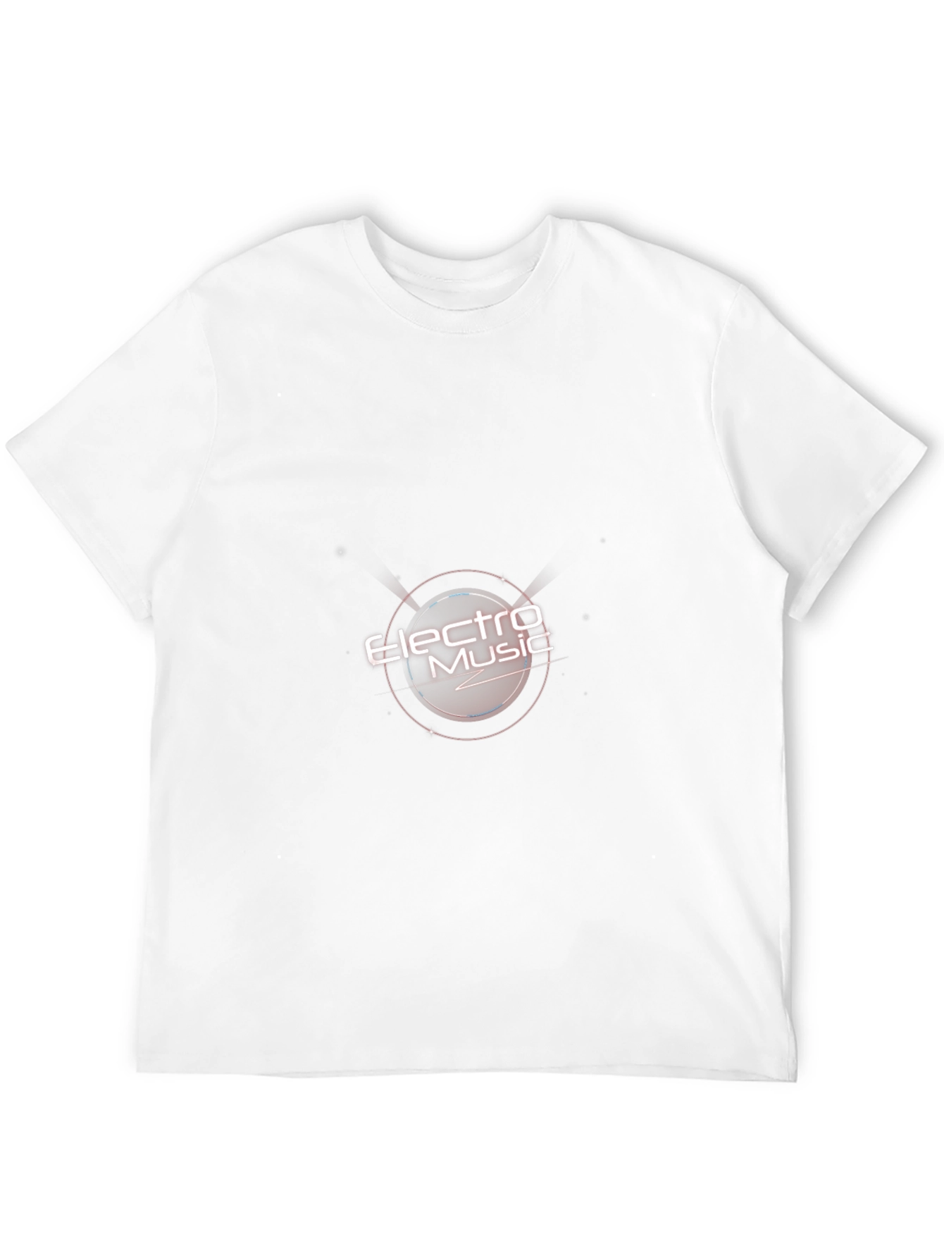 Electro Music Graphic Tee - Black Cotton Comfort
