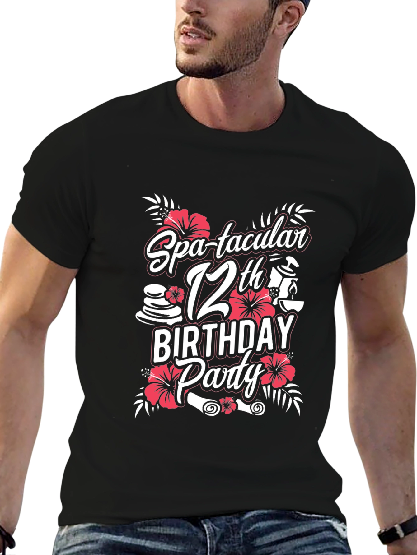 Spa-tacular 12th Birthday Party Graphic Tee