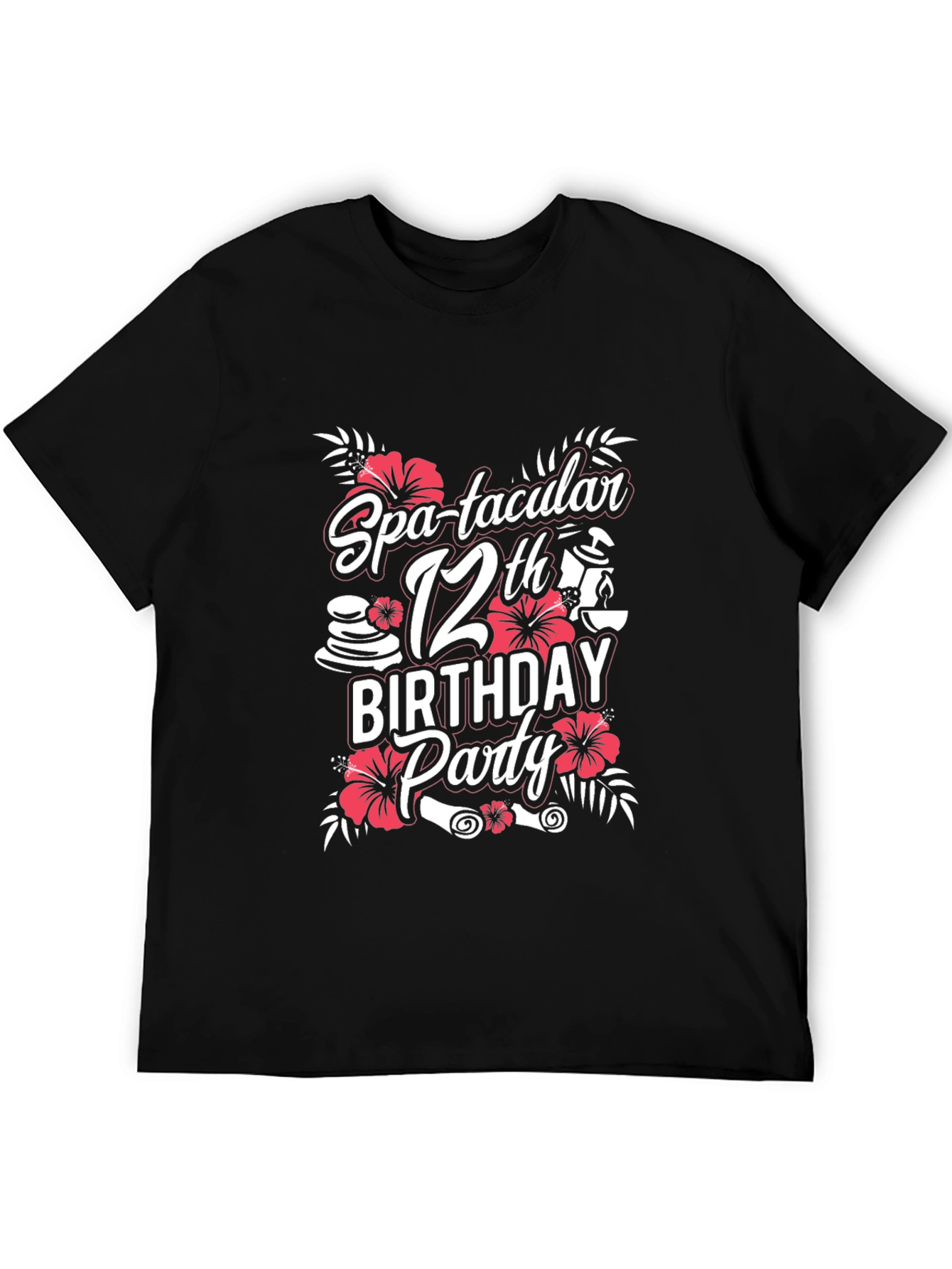 Spa-tacular 12th Birthday Party Graphic Tee