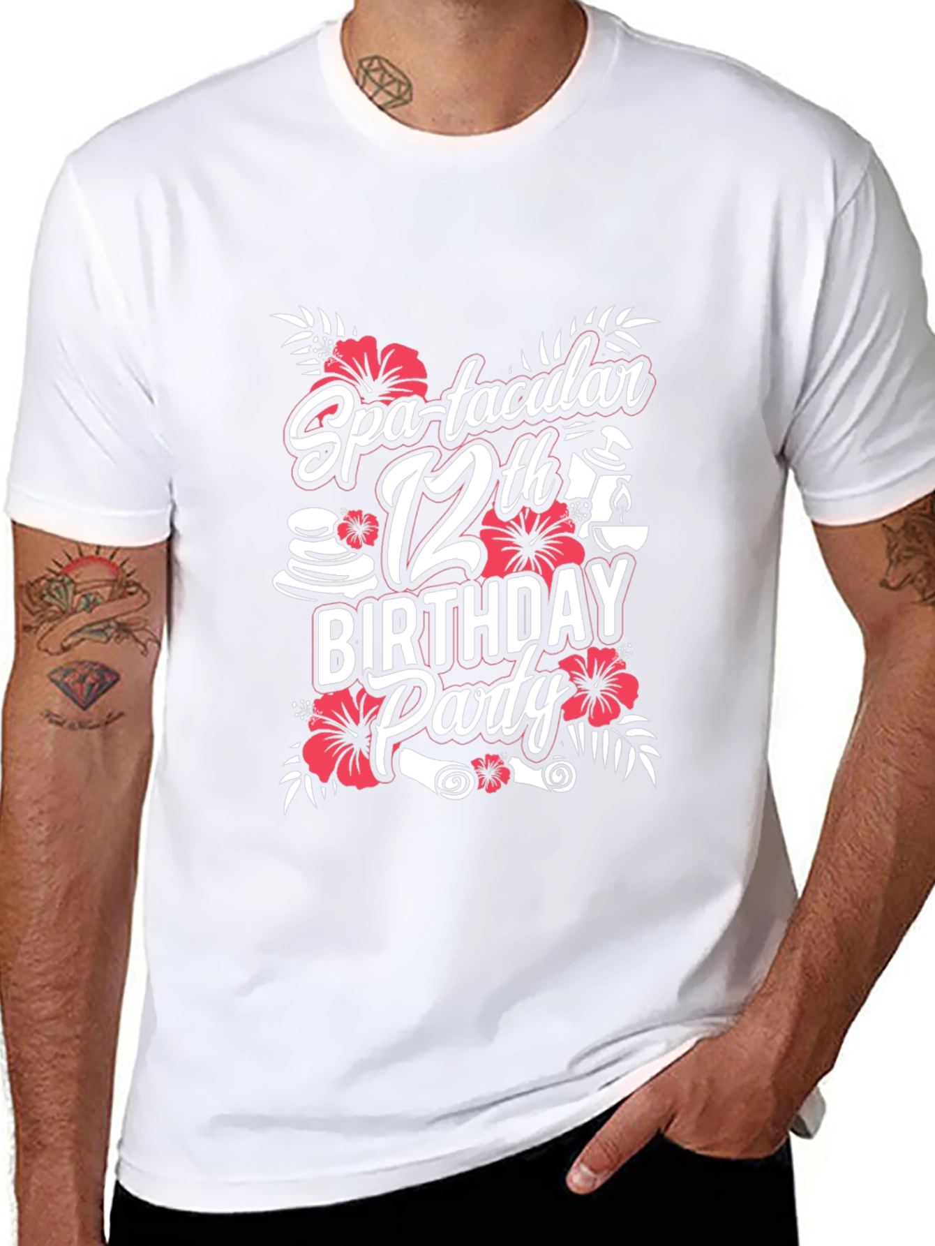 Spa-tacular 12th Birthday Party Graphic Tee