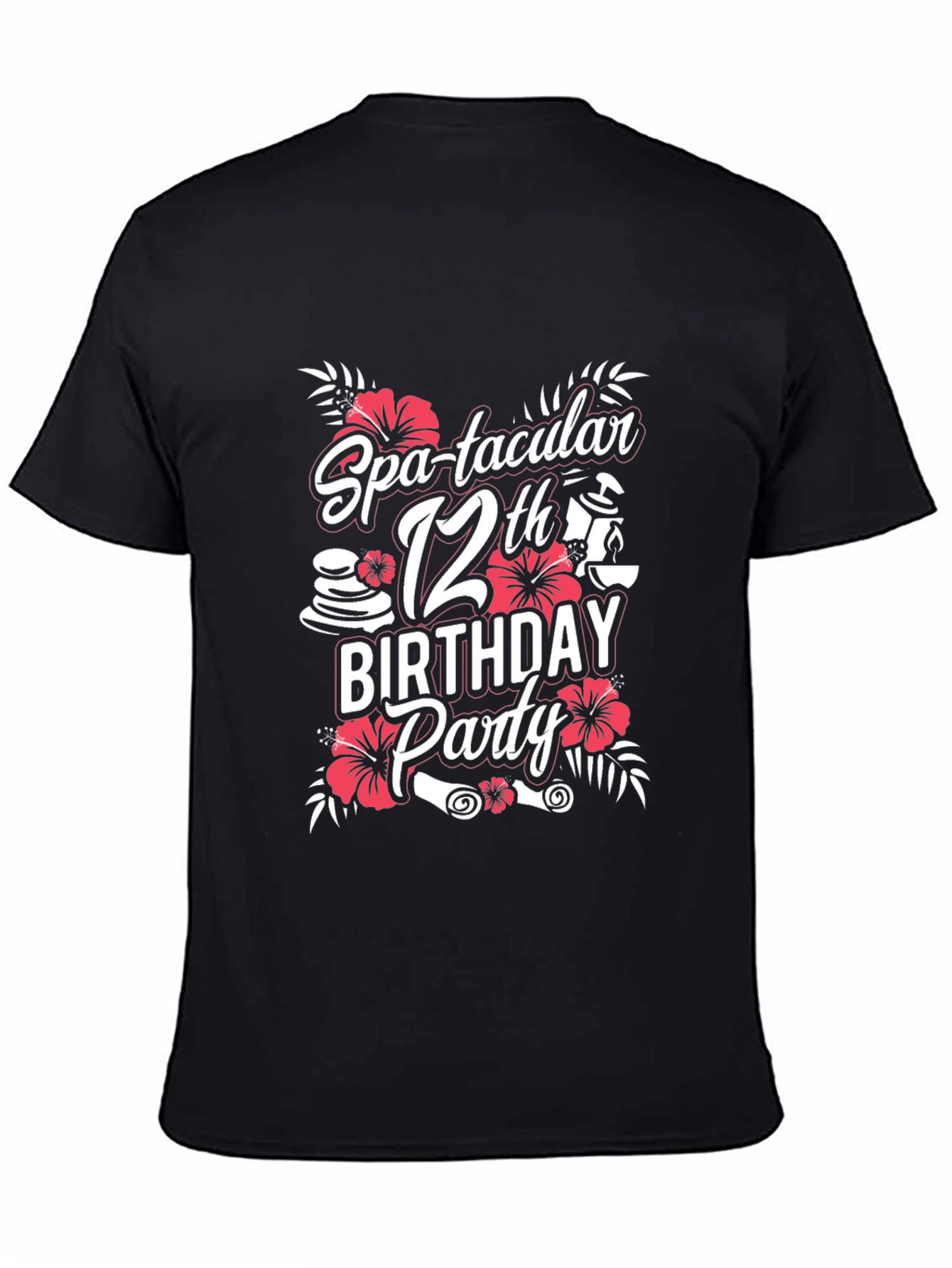 Spa-tacular 12th Birthday Party Graphic Tee