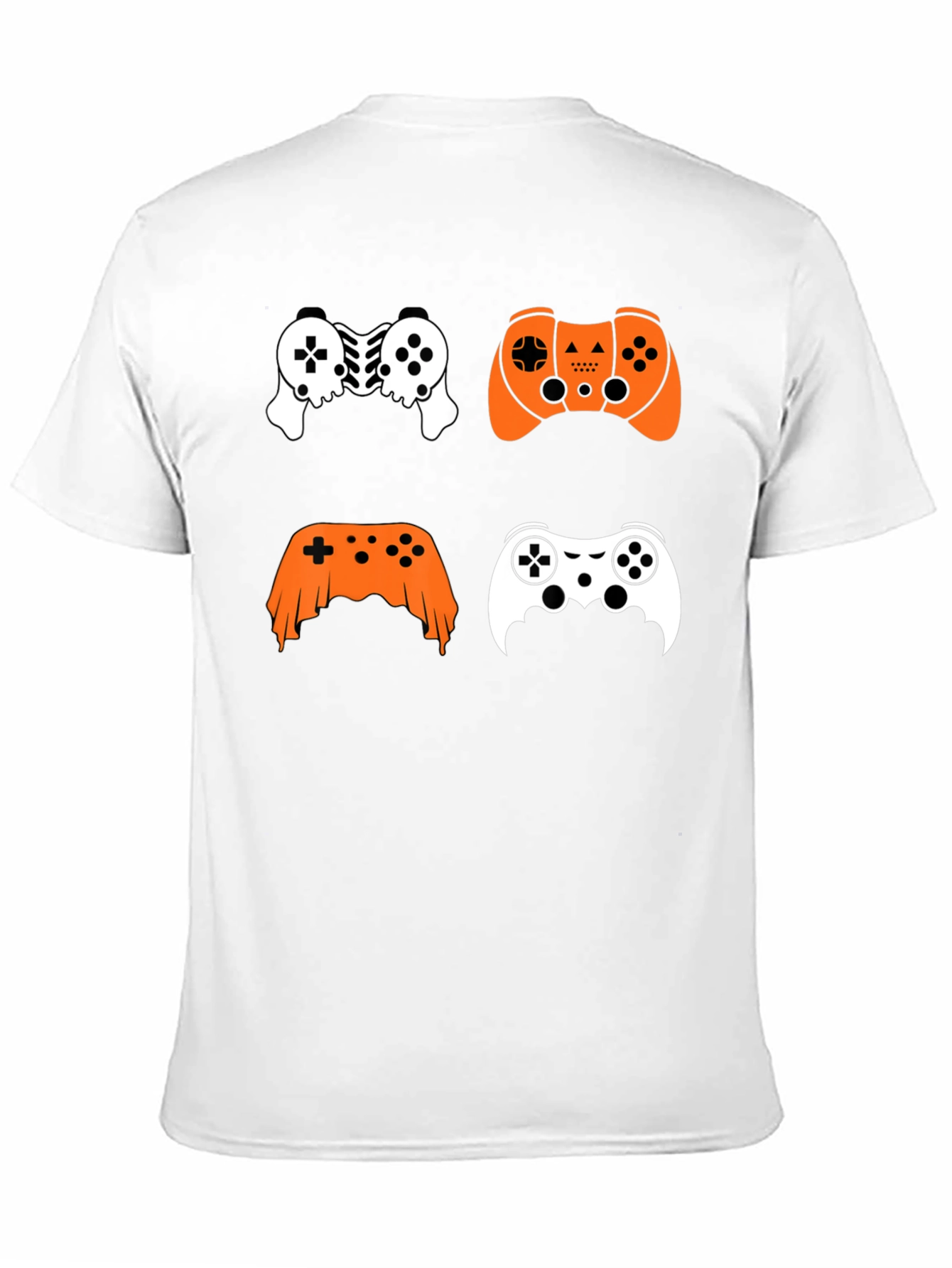 Halloween Gamer T-Shirt - Spooky Controller Design