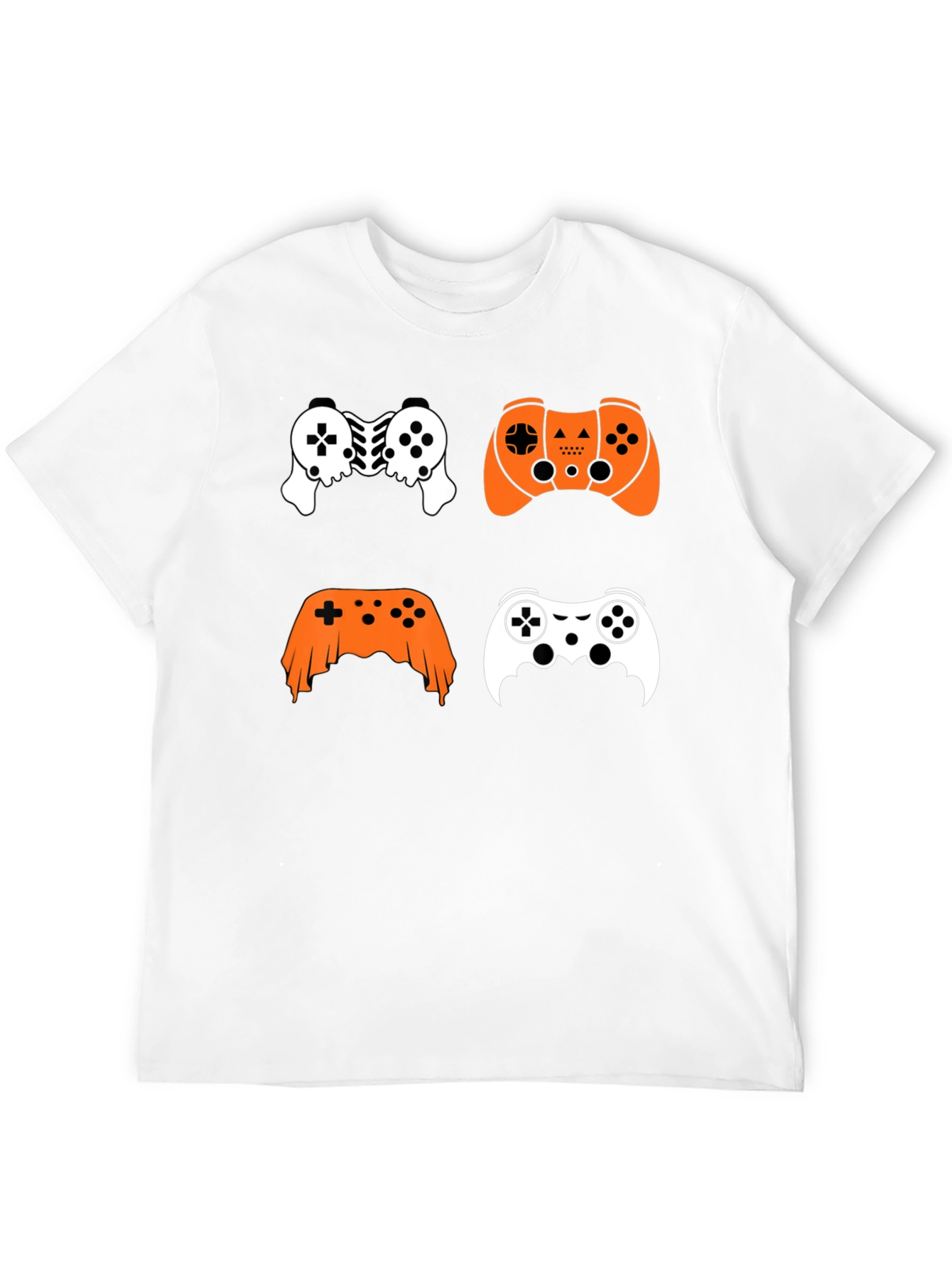 Halloween Gamer T-Shirt - Spooky Controller Design