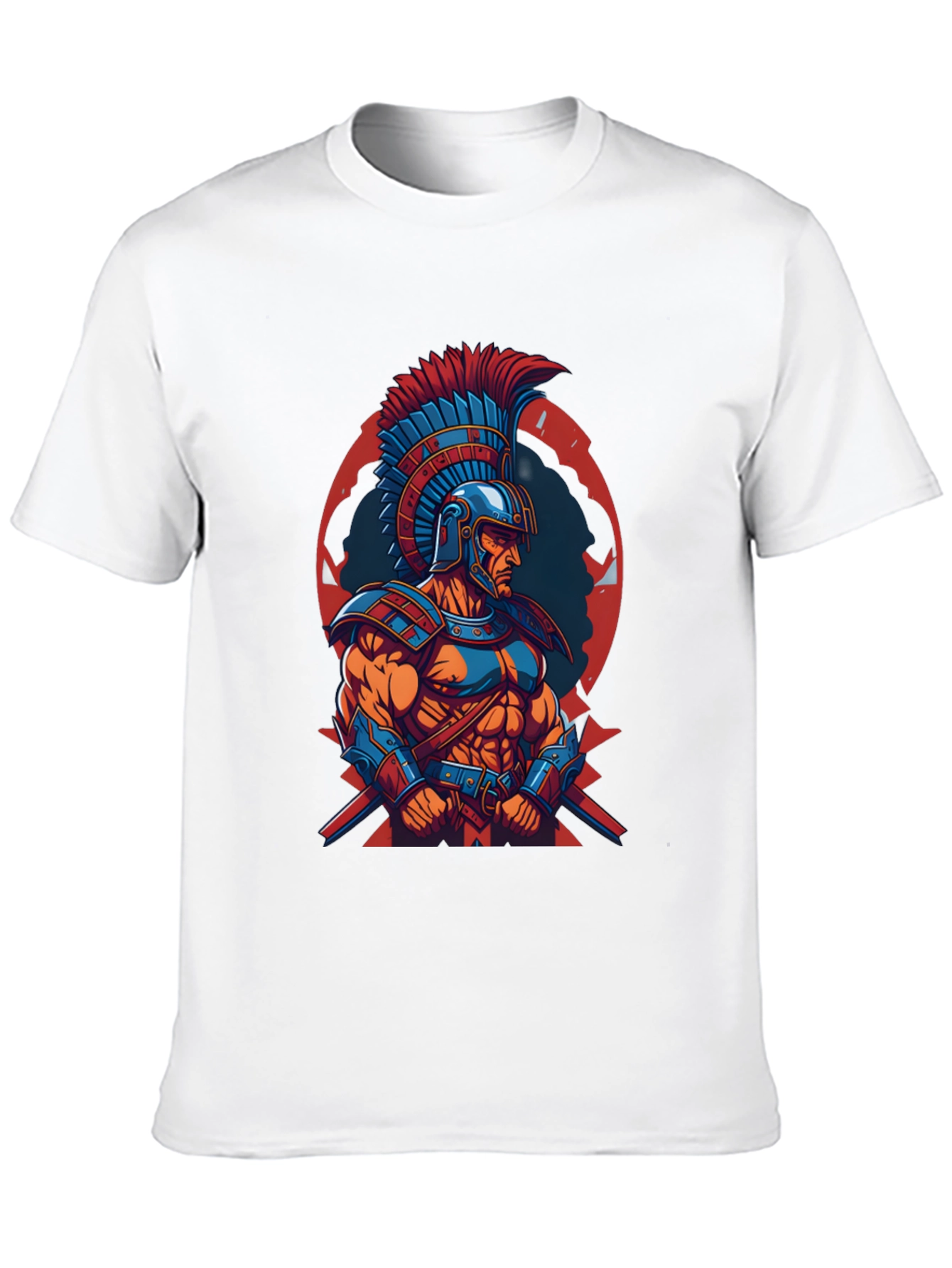 Spartan Warrior Graphic Tee - Bold Style
