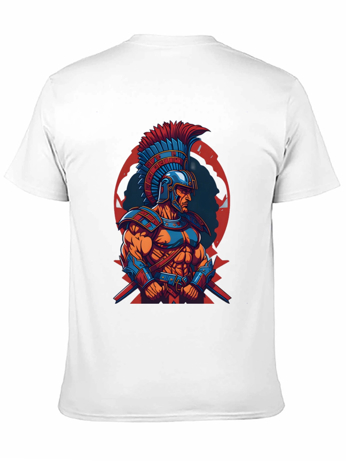 Spartan Warrior Graphic Tee - Bold Style