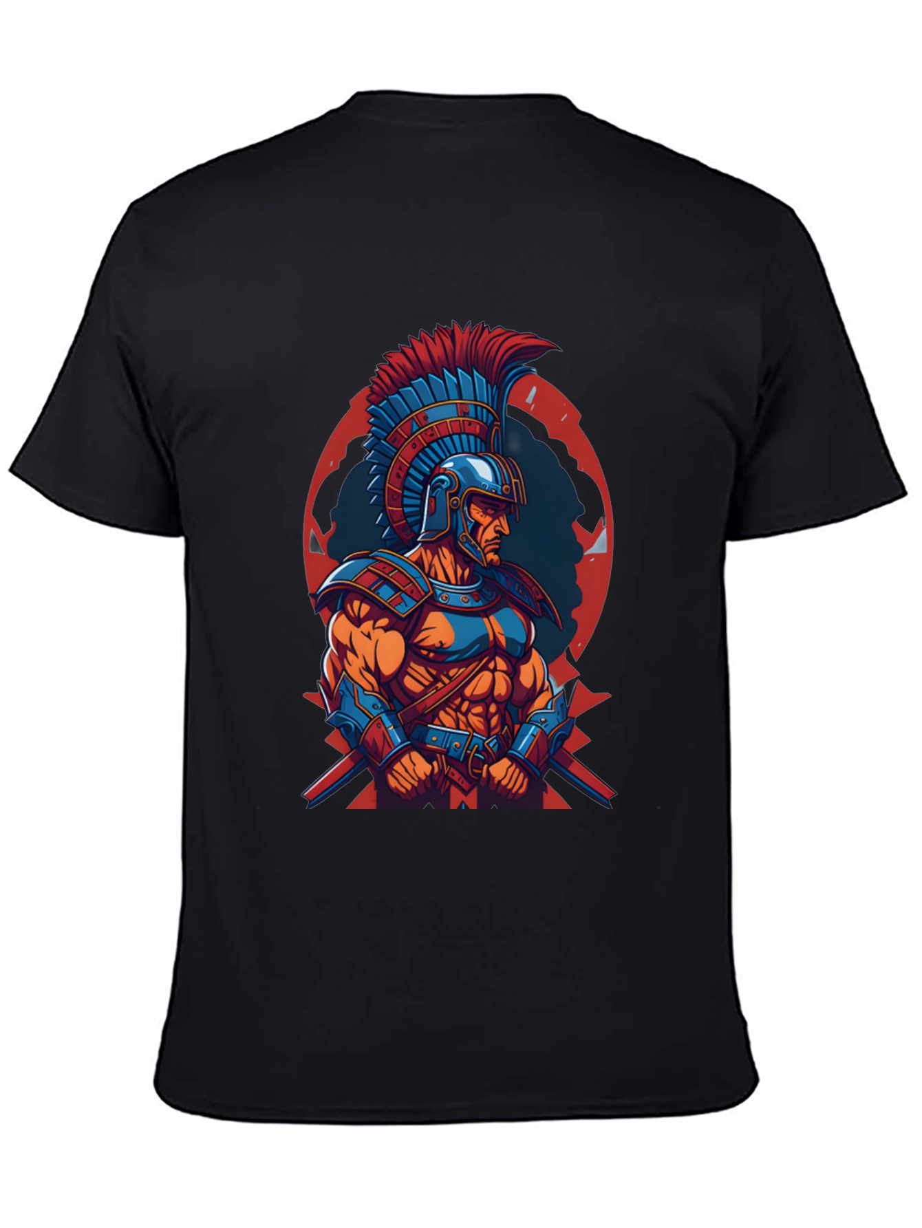 Spartan Warrior Graphic Tee - Bold Style