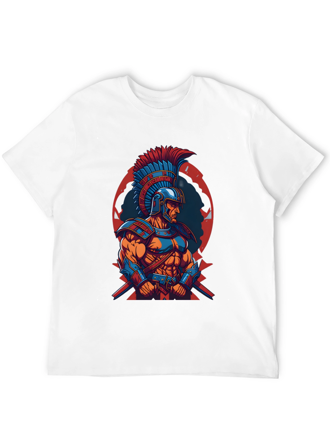 Spartan Warrior Graphic Tee - Bold Style