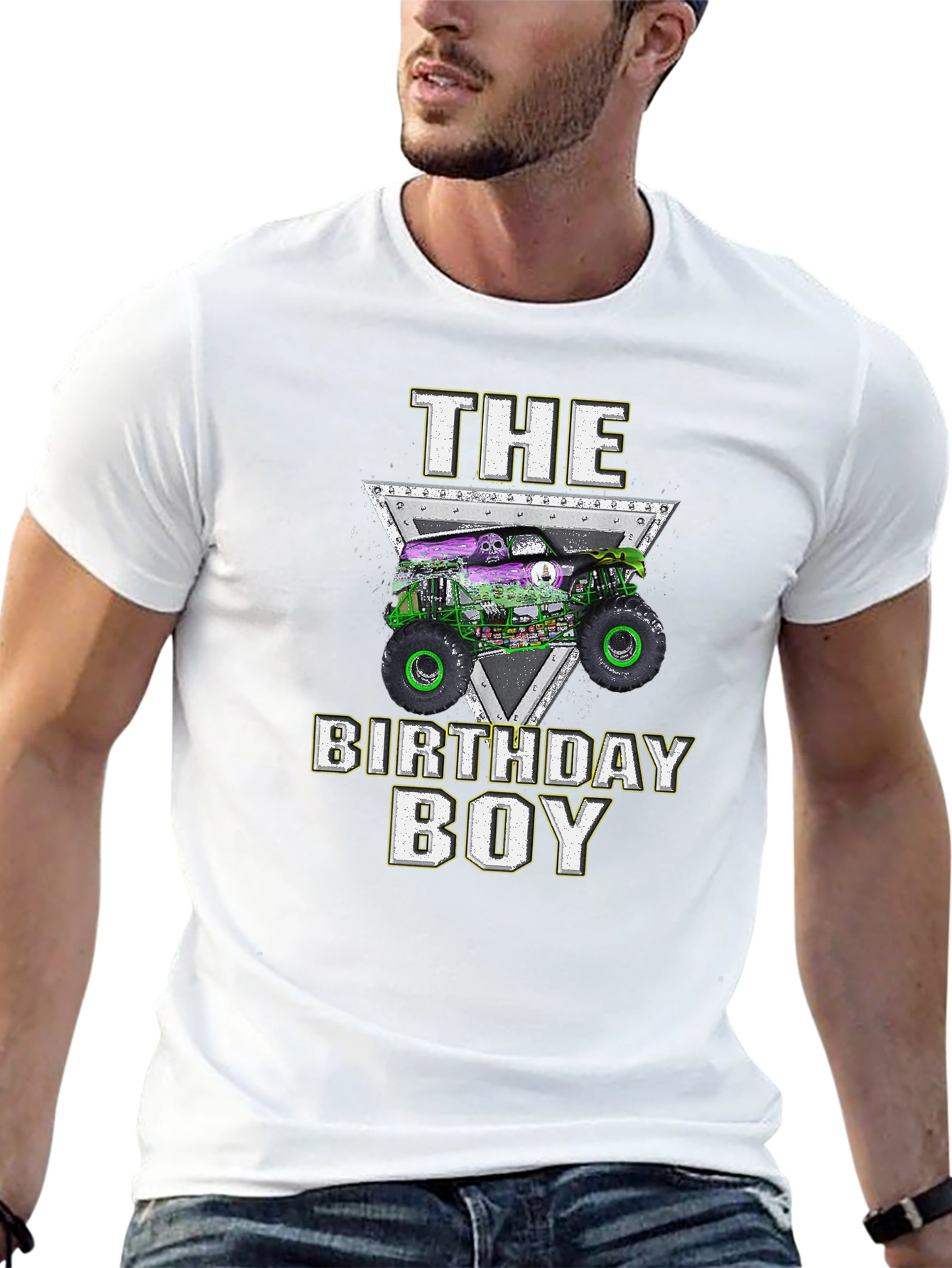 Monster Truck Birthday Boy T-Shirt