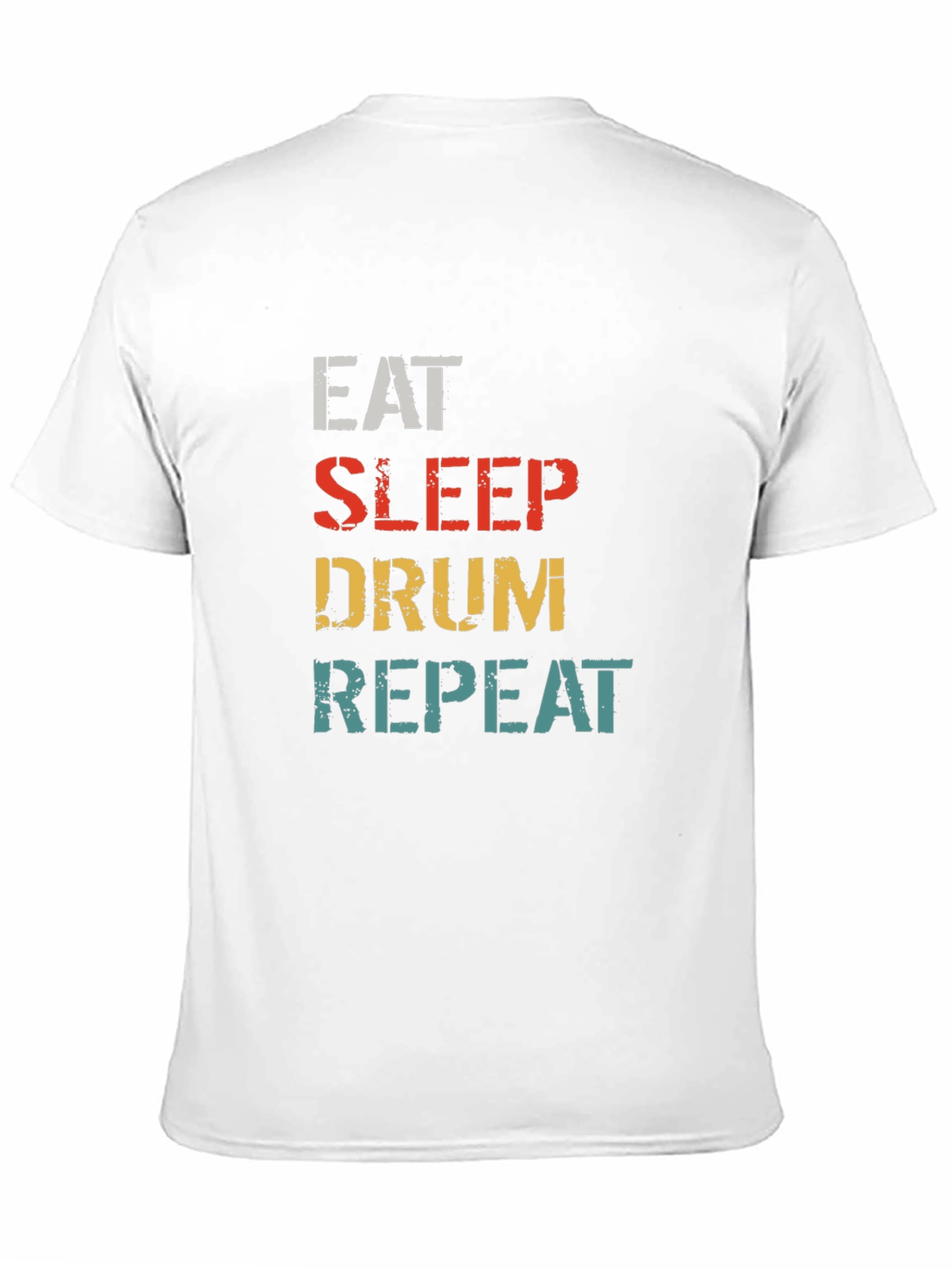 Eat Sleep Drum Repeat Graphic T-Shirt