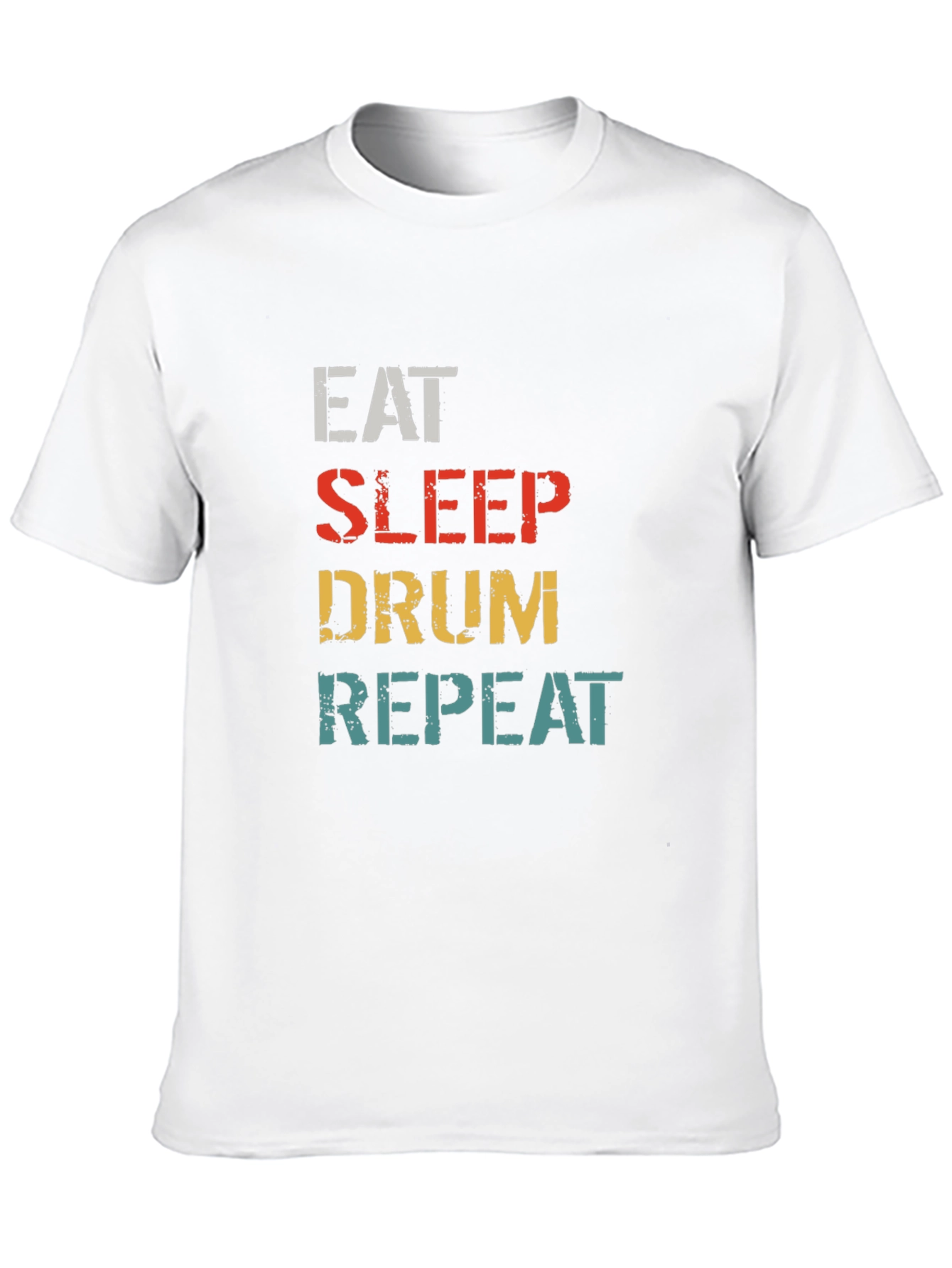 Eat Sleep Drum Repeat Graphic T-Shirt