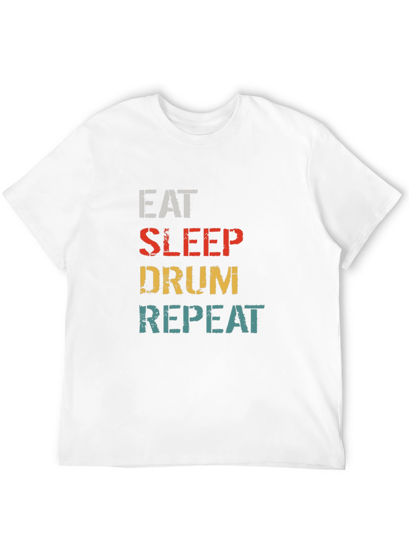 Eat Sleep Drum Repeat Graphic T-Shirt