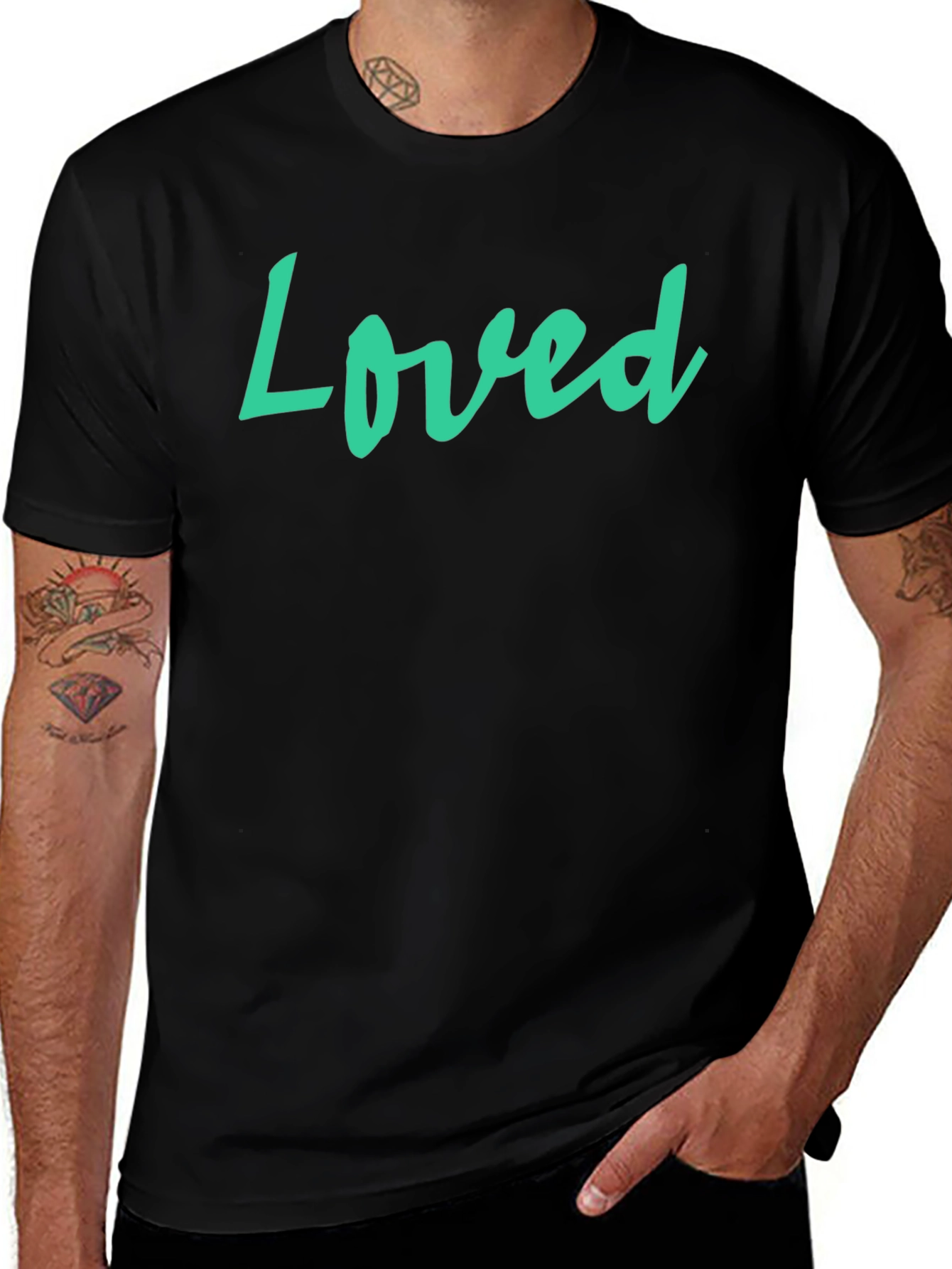 Loved Graphic T-Shirt - Black