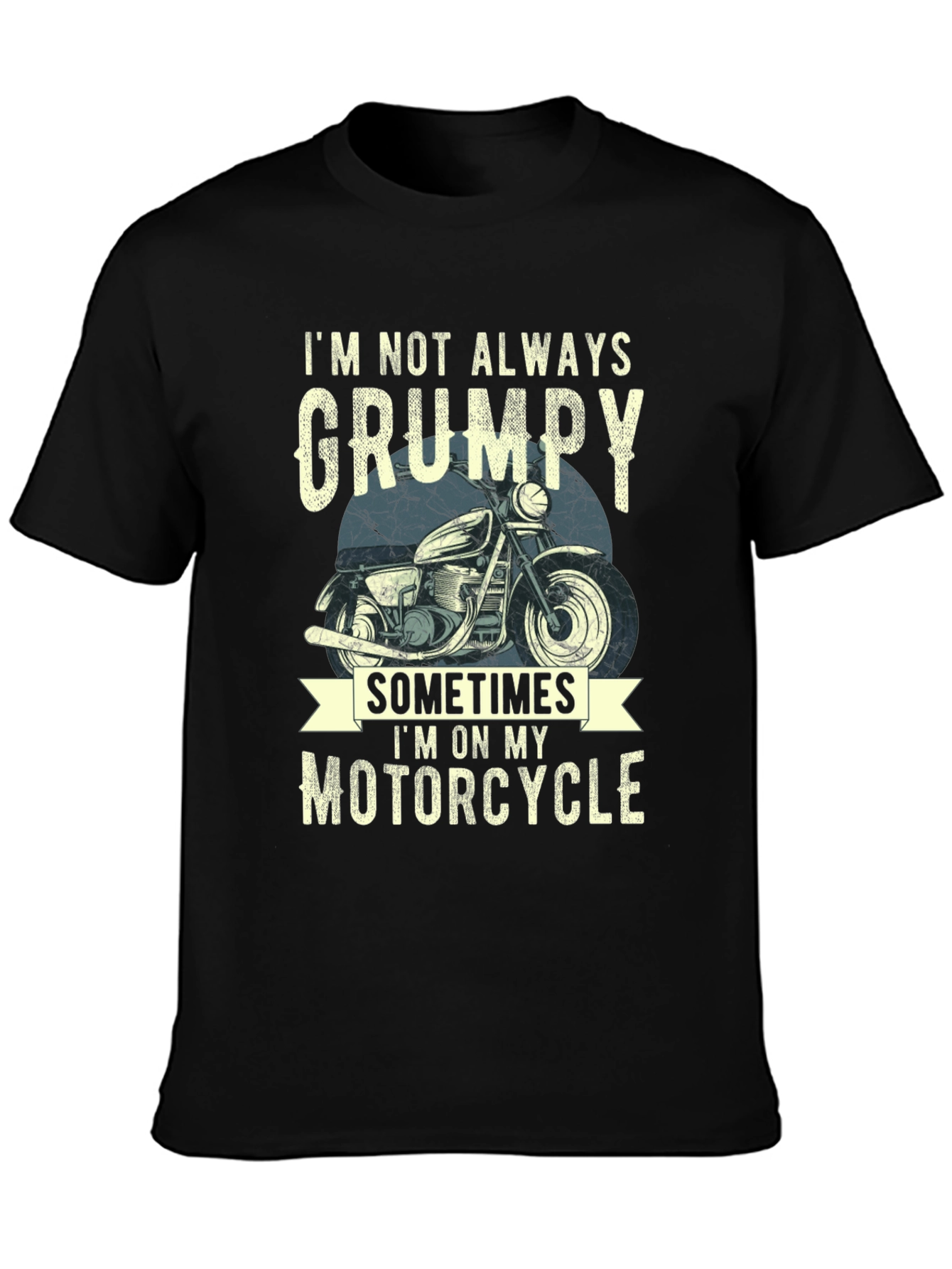 Grumpy Motorcycle T-Shirt - Funny Biker Tee