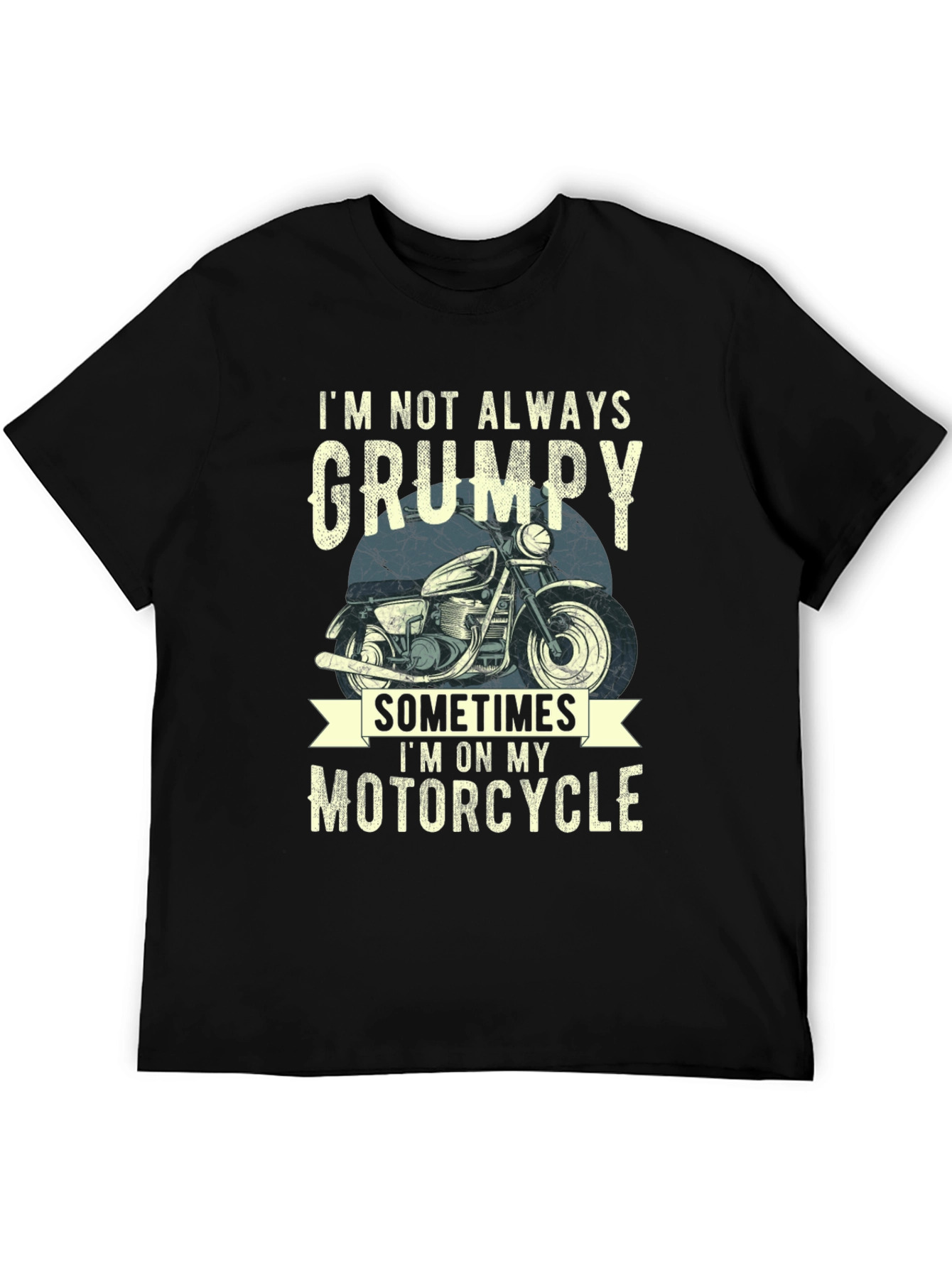 Grumpy Motorcycle T-Shirt - Funny Biker Tee